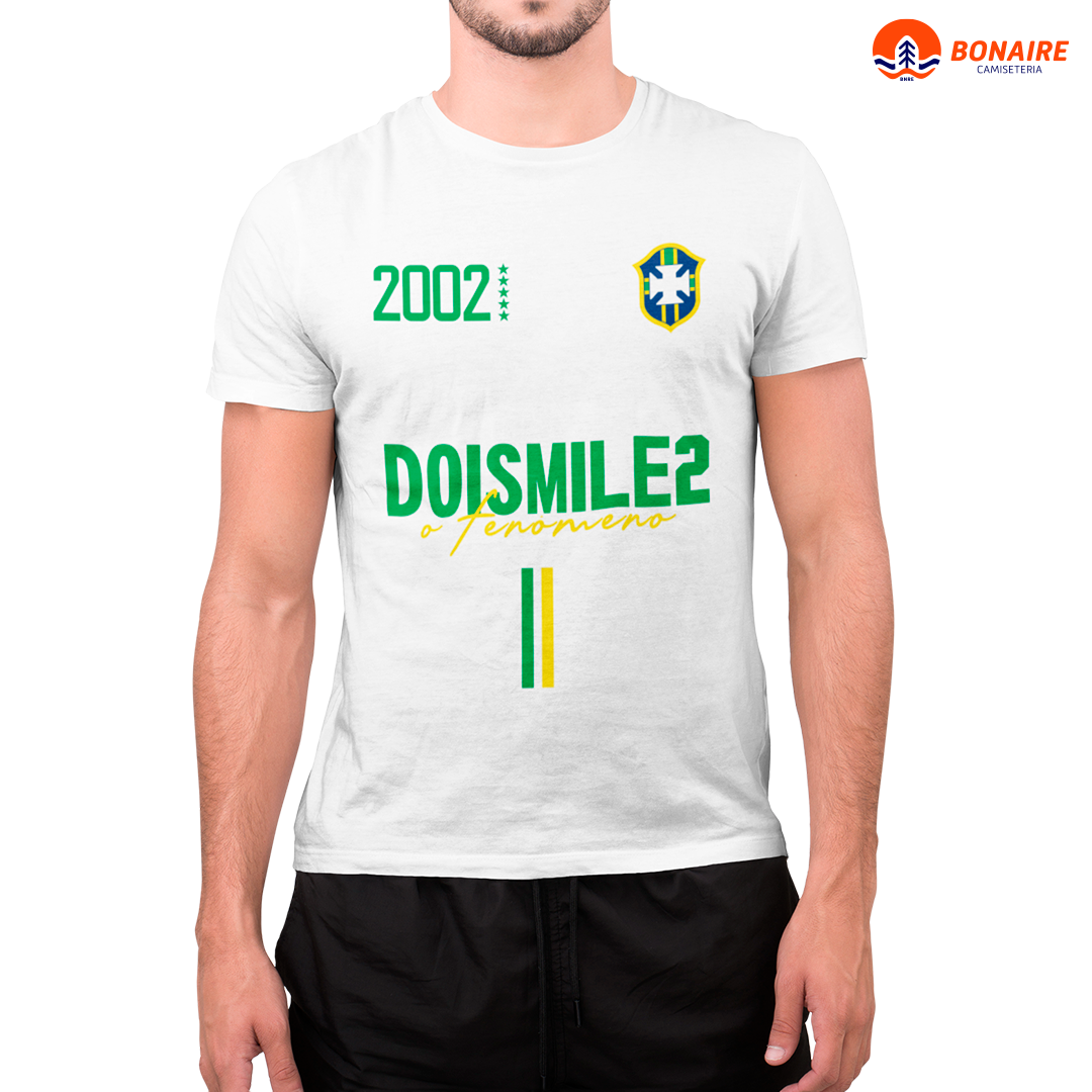 Camisa Canarinho - 2002 Branca