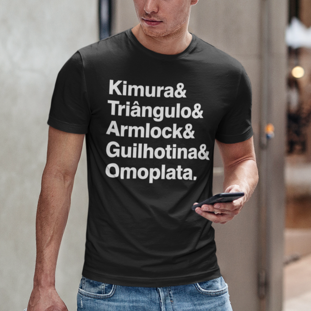 Camiseta Jiujitsu Kimura Triangulo Armlock...