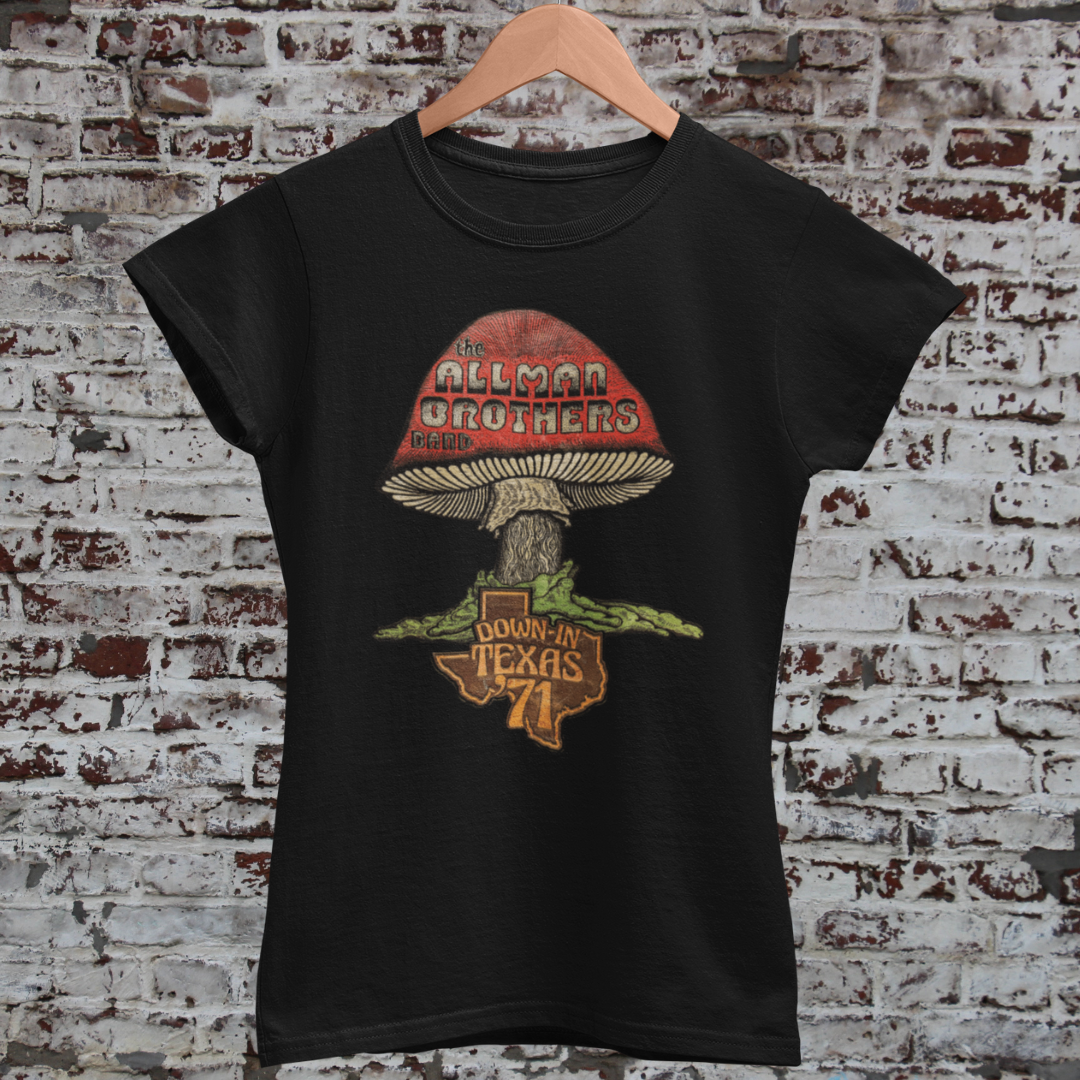 BABY LONG QUALITY Allman Brothers Down In Texas 71 (BABY LOOK) R75