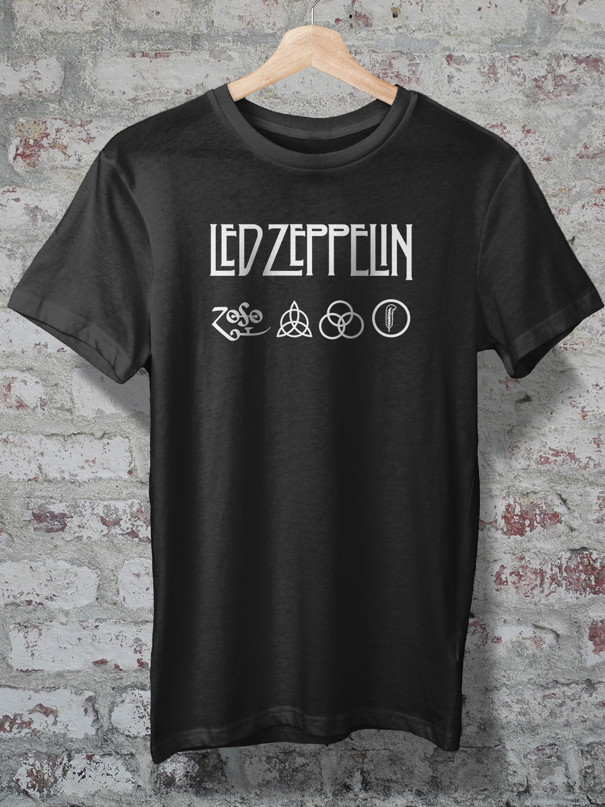 TSHIRT QUALITY CAMISETA LED ZEPPELIN LOGO R69,99 em Mojo Stamp