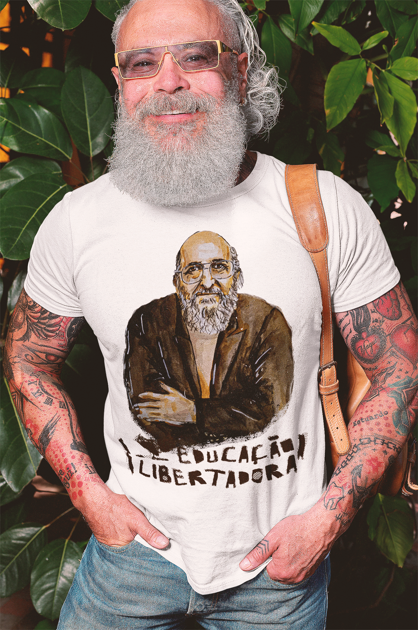 Nome do produto: Camiseta Paulo Freire Educação Libertadora
