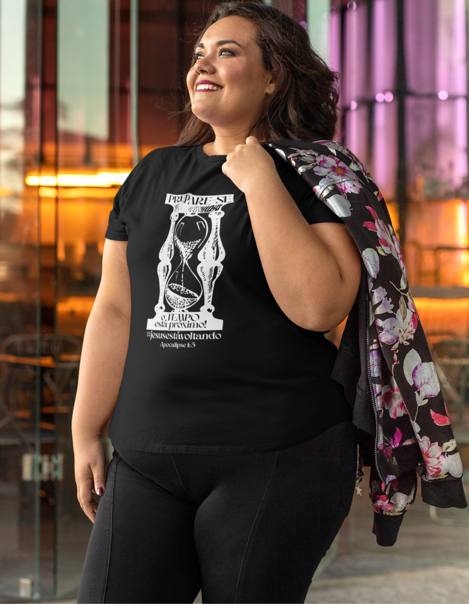 T-SHIRT PLUS SIZE - PREPARE-SE!  (WHITE)