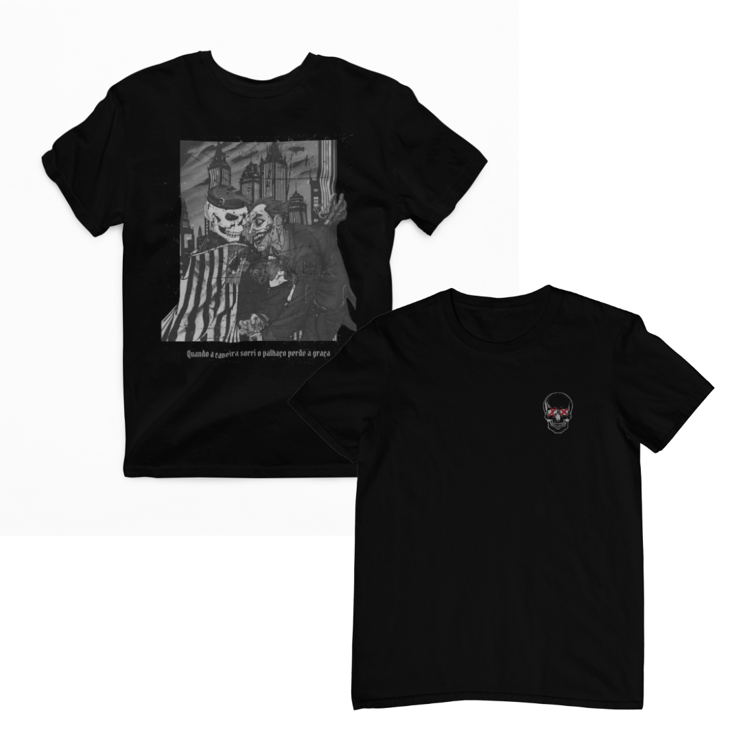 Camiseta ''Quando a caveira sorri''