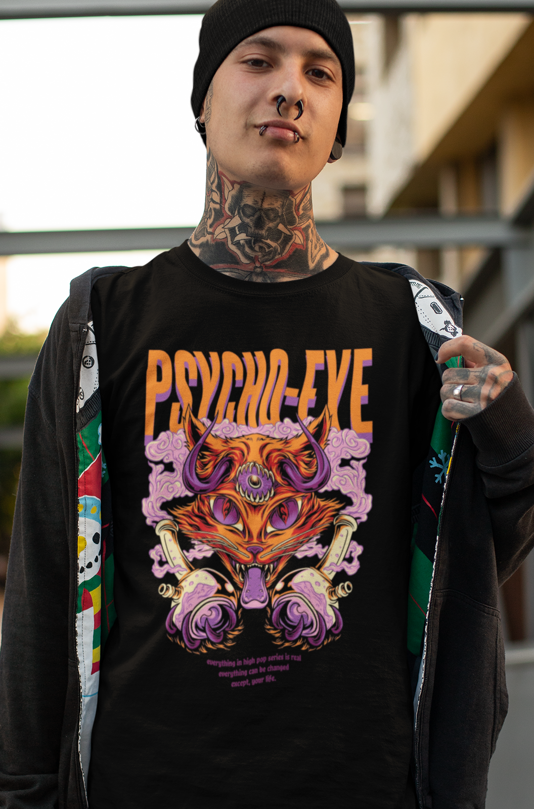 Camiseta Classica Psycho Eye 