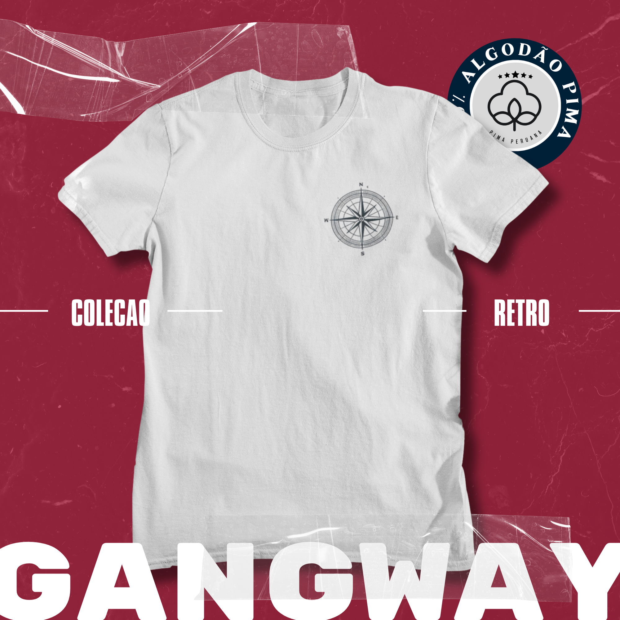 Nome do produto: ROSE COMPASS POCKET PIMA
