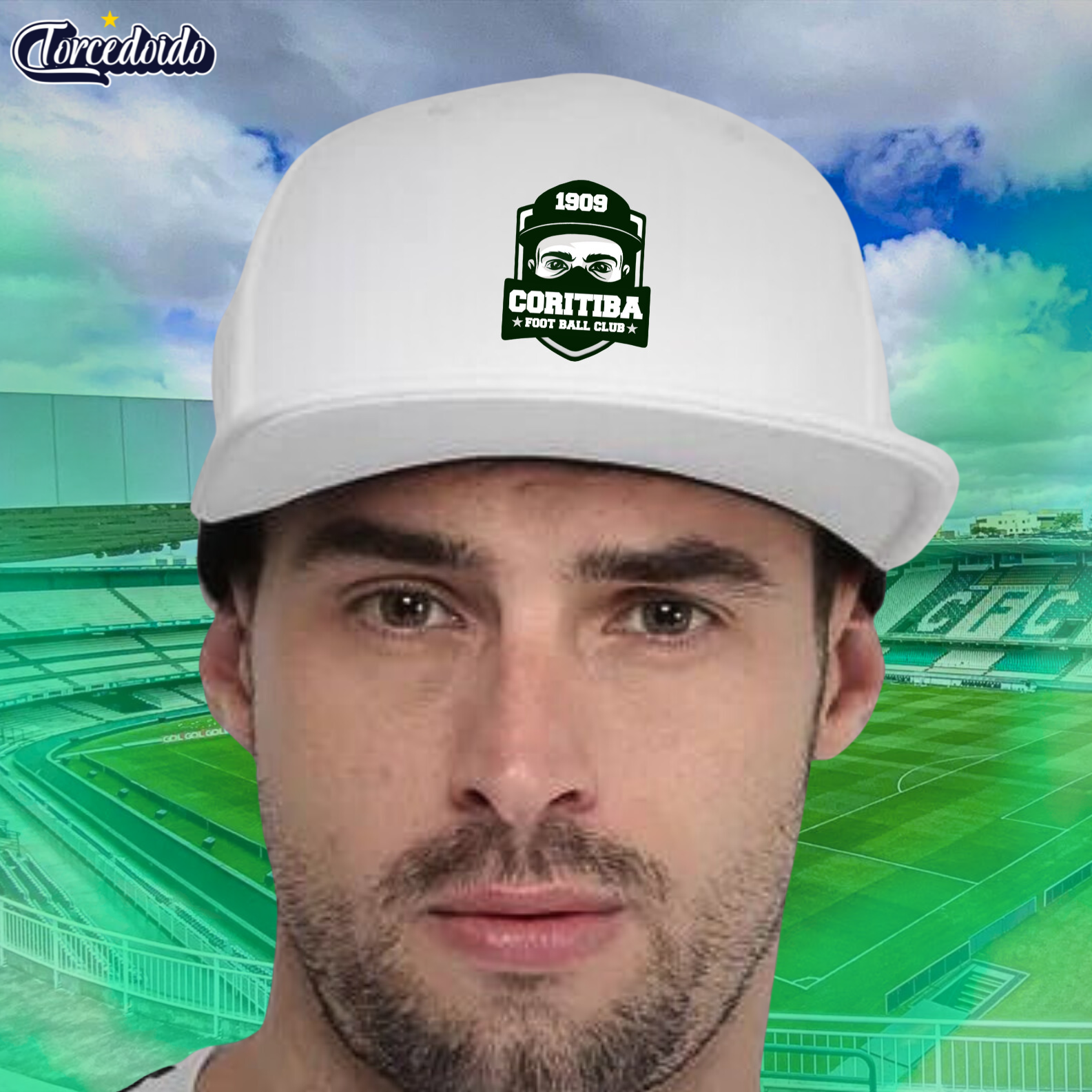 Boné Aba Reta Home - Coritiba