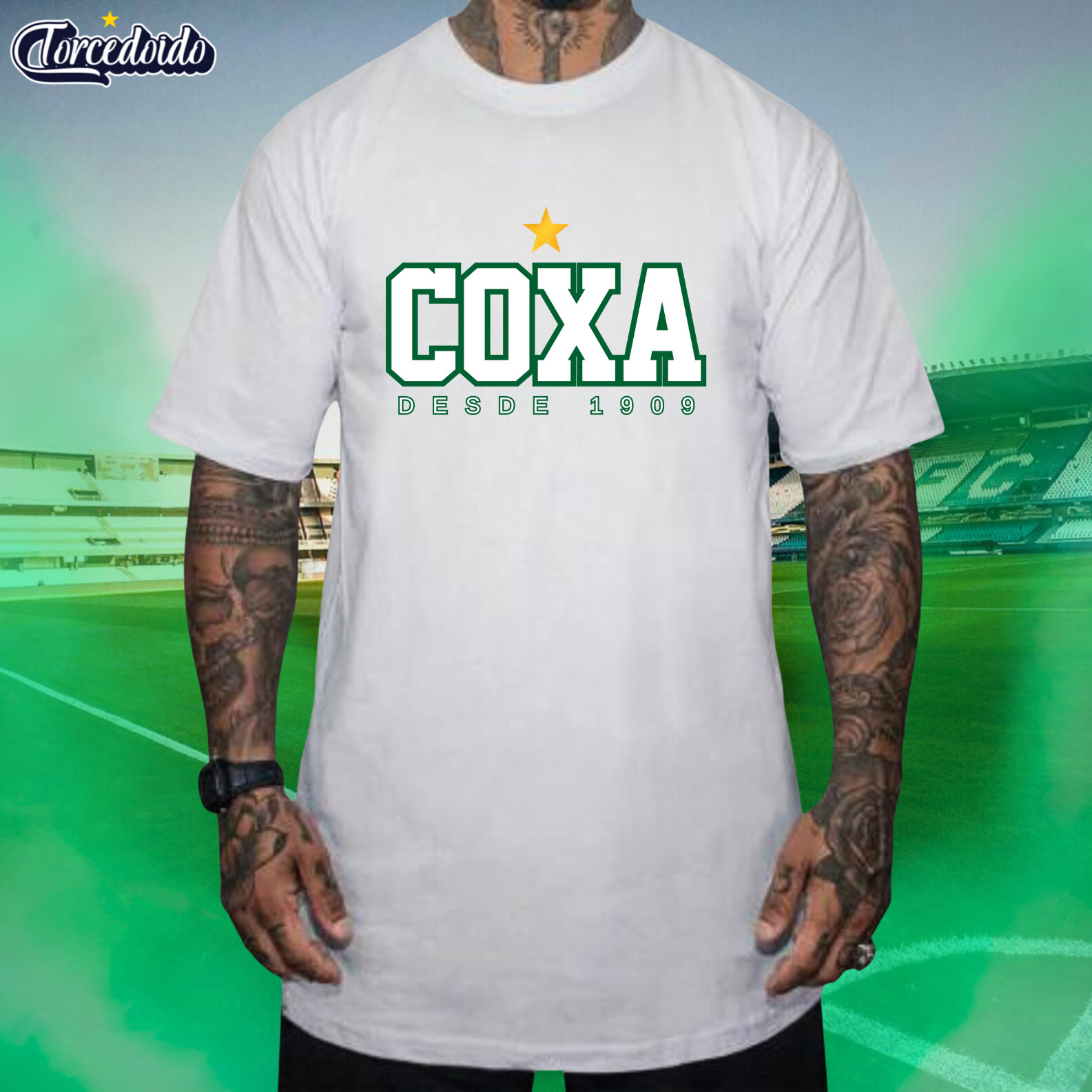 Nome do produto: Camiseta Coxa - Coritiba
