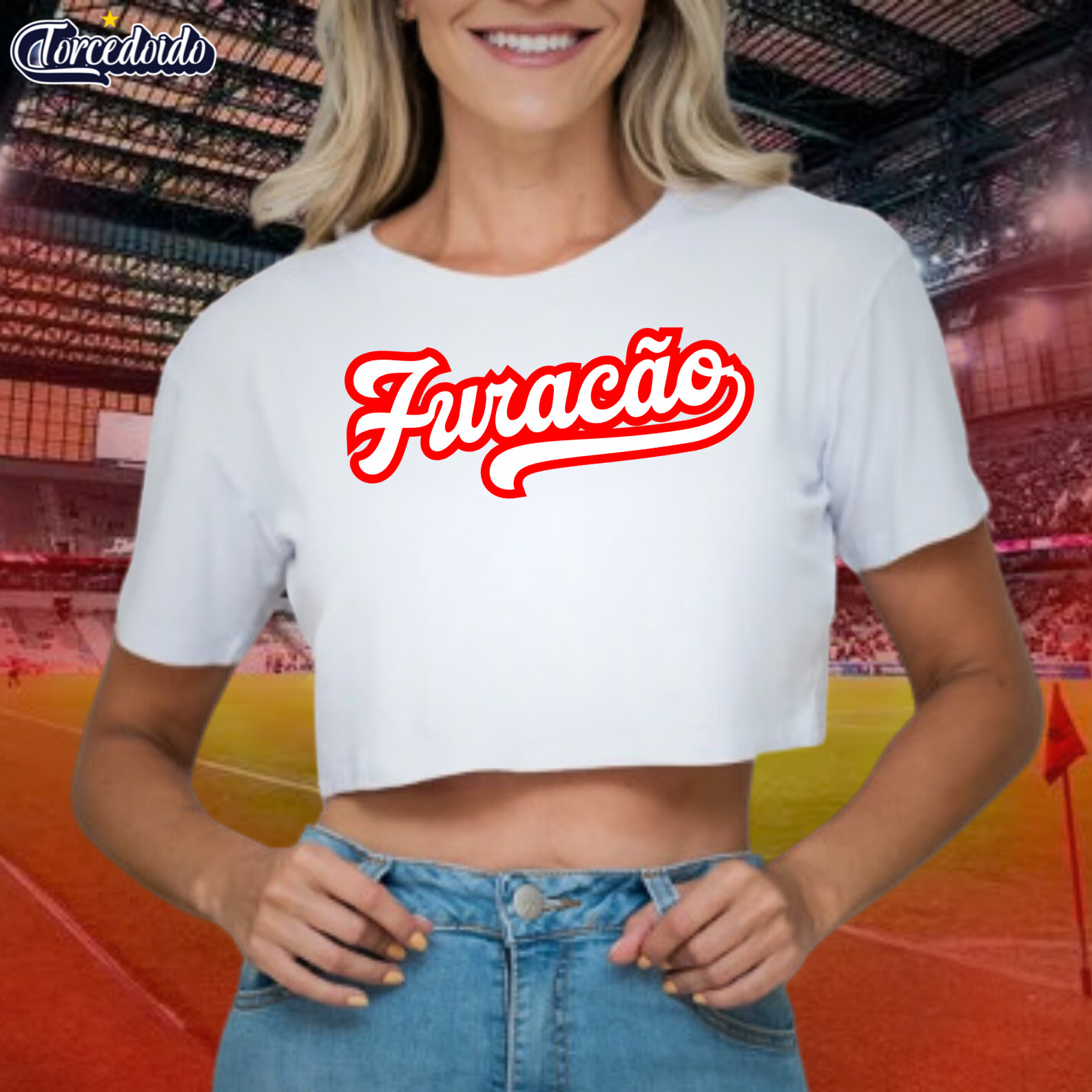 Cropped Furacão Old - Athletico