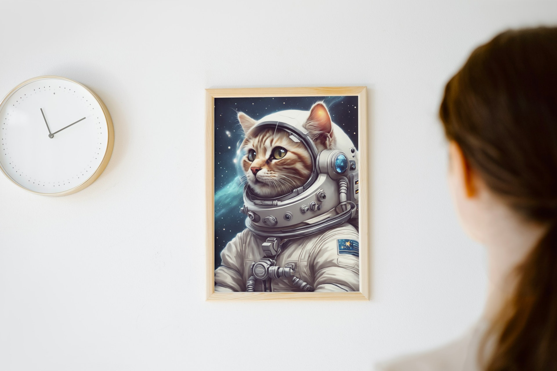 Pôster Gato Espacial