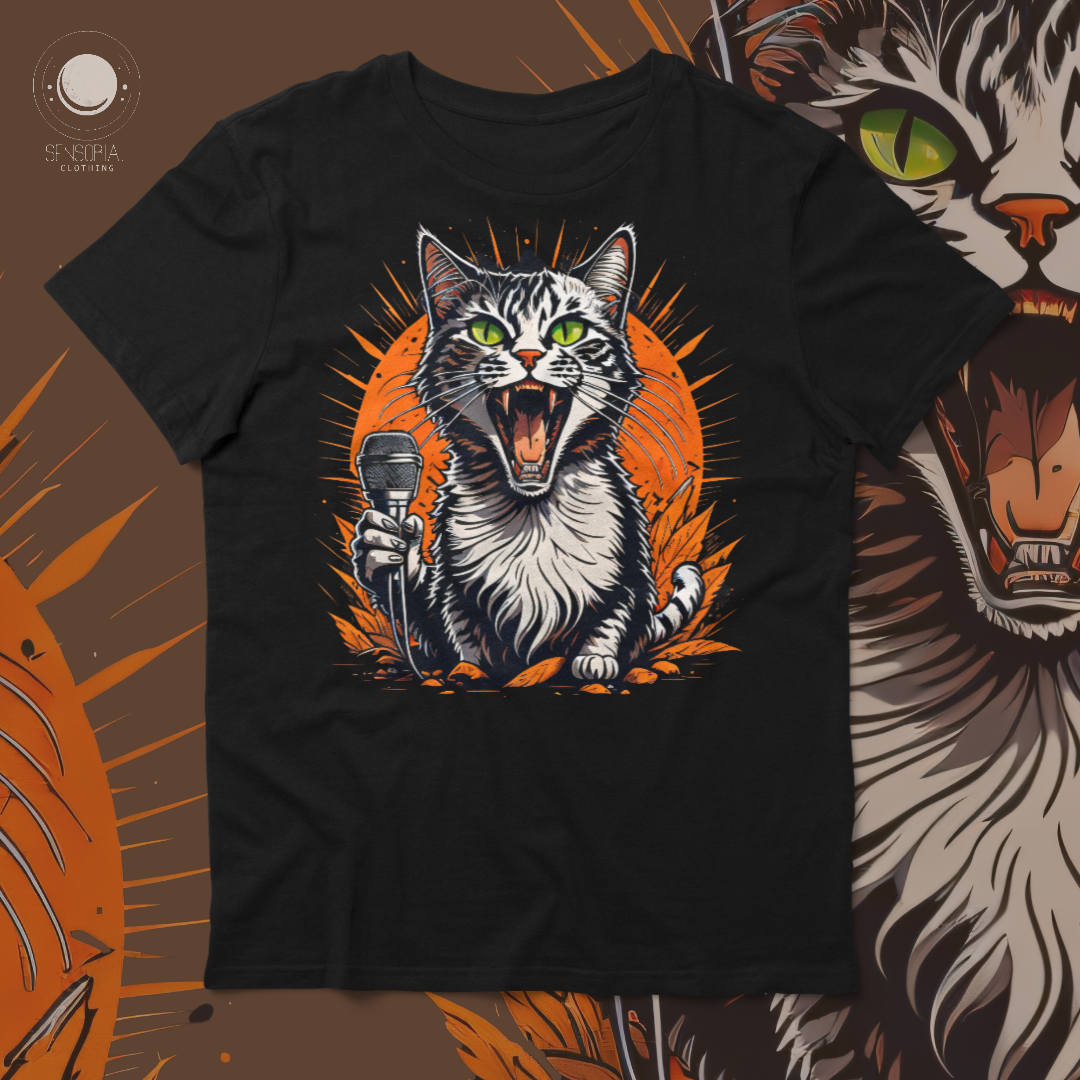 Camiseta Monsters of Rock - Gato Vocalista