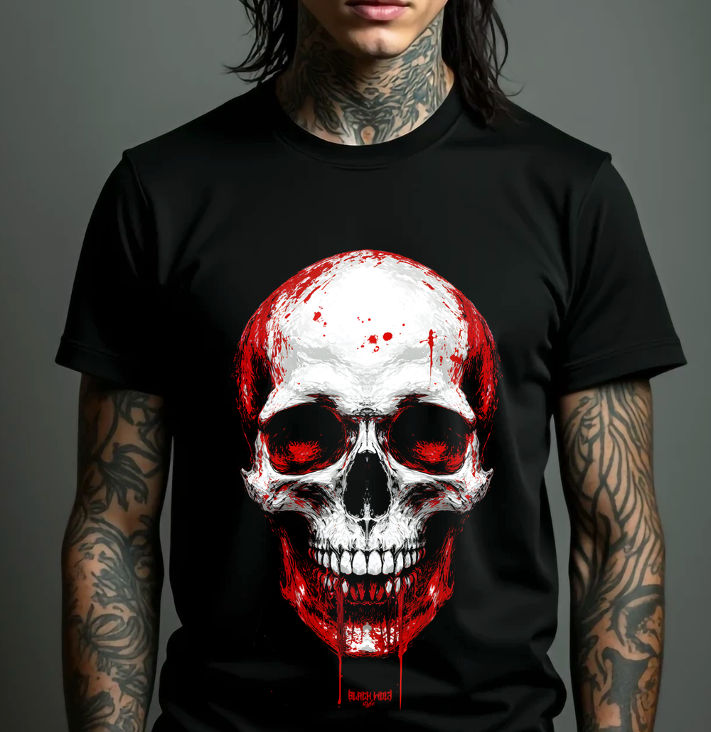 Camiseta - Bloody Skull