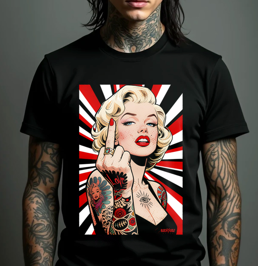 Camiseta - Marilyn Monroe (Fuck Off)