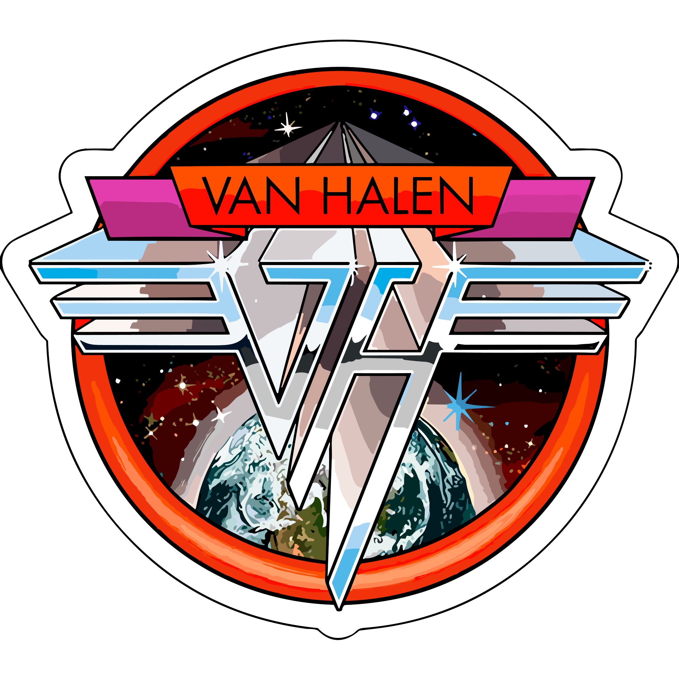 TSHIRT PRIME Camiseta Van Halen R79,90 em Nine Storm