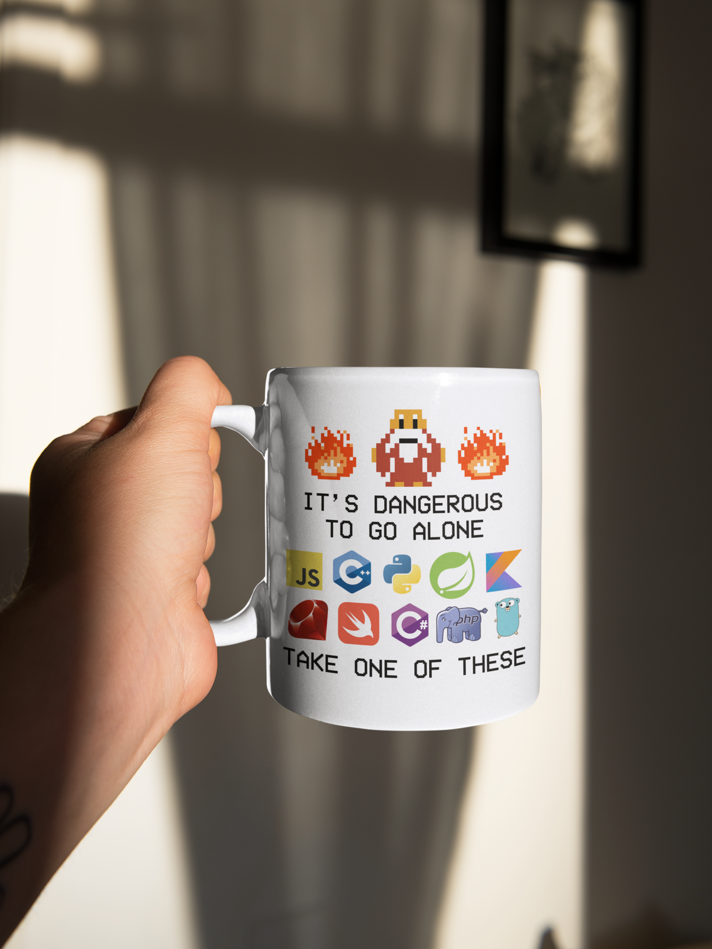 Caneca Its Dangerous To Go Alone Take One Of These