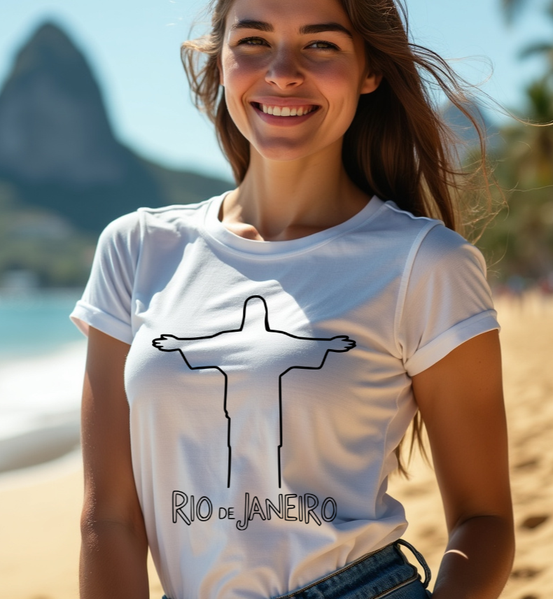 Nome do produto: CAMISETA BASIC - RIO DE JANEIRO