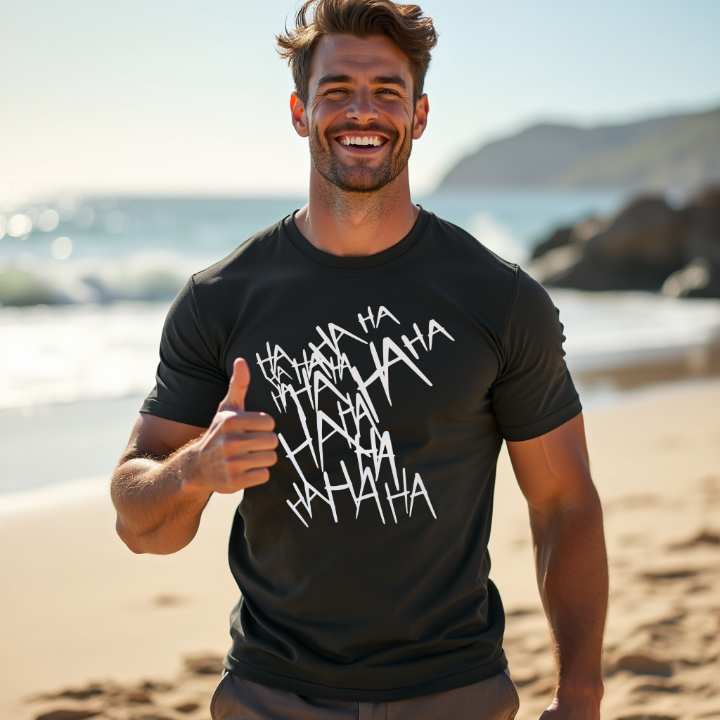 CAMISETA BASIC - HAHAHAHA