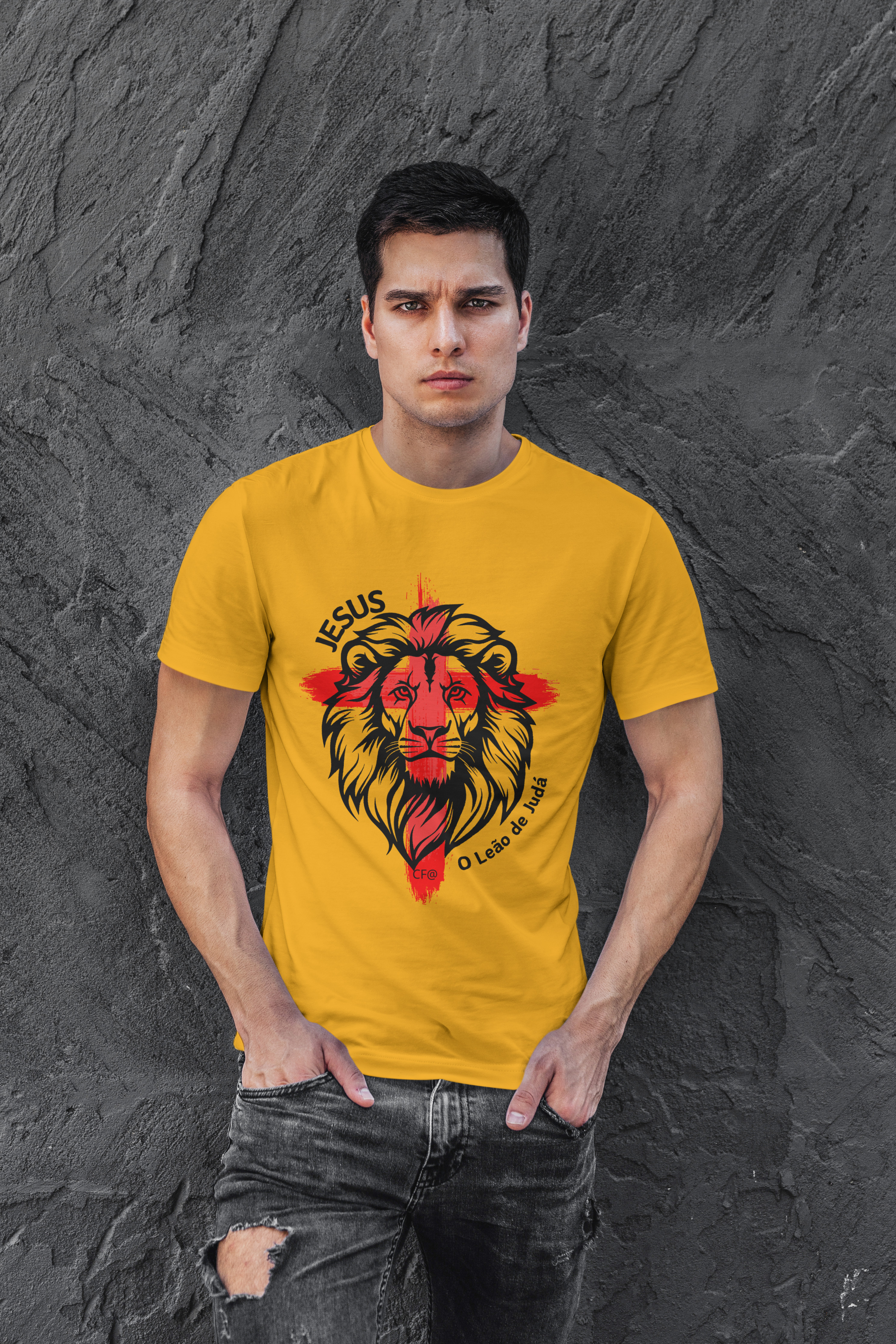 T-Shirt Jesus Leão de Judá