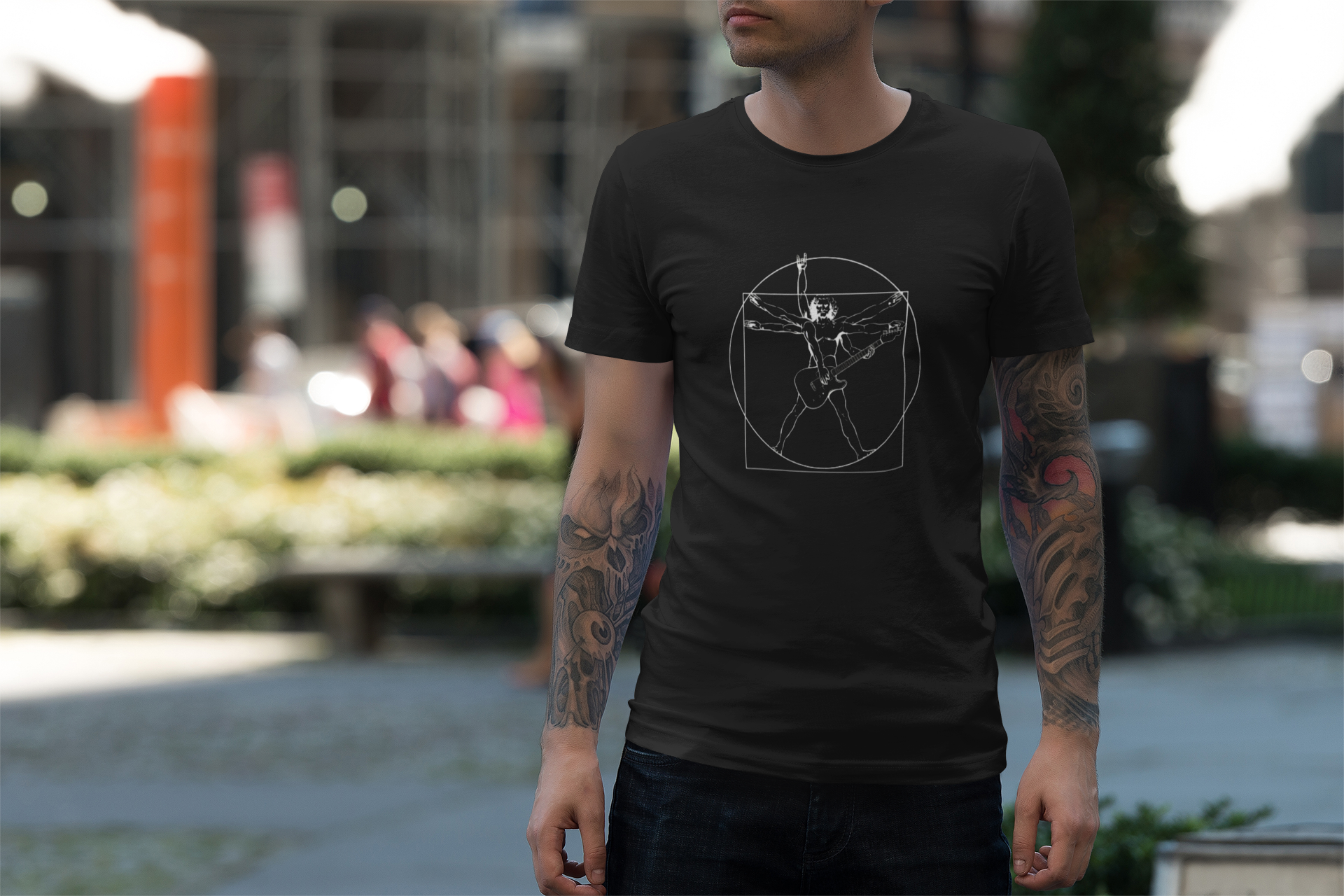 Camiseta VITRUVIANO DO ROCK