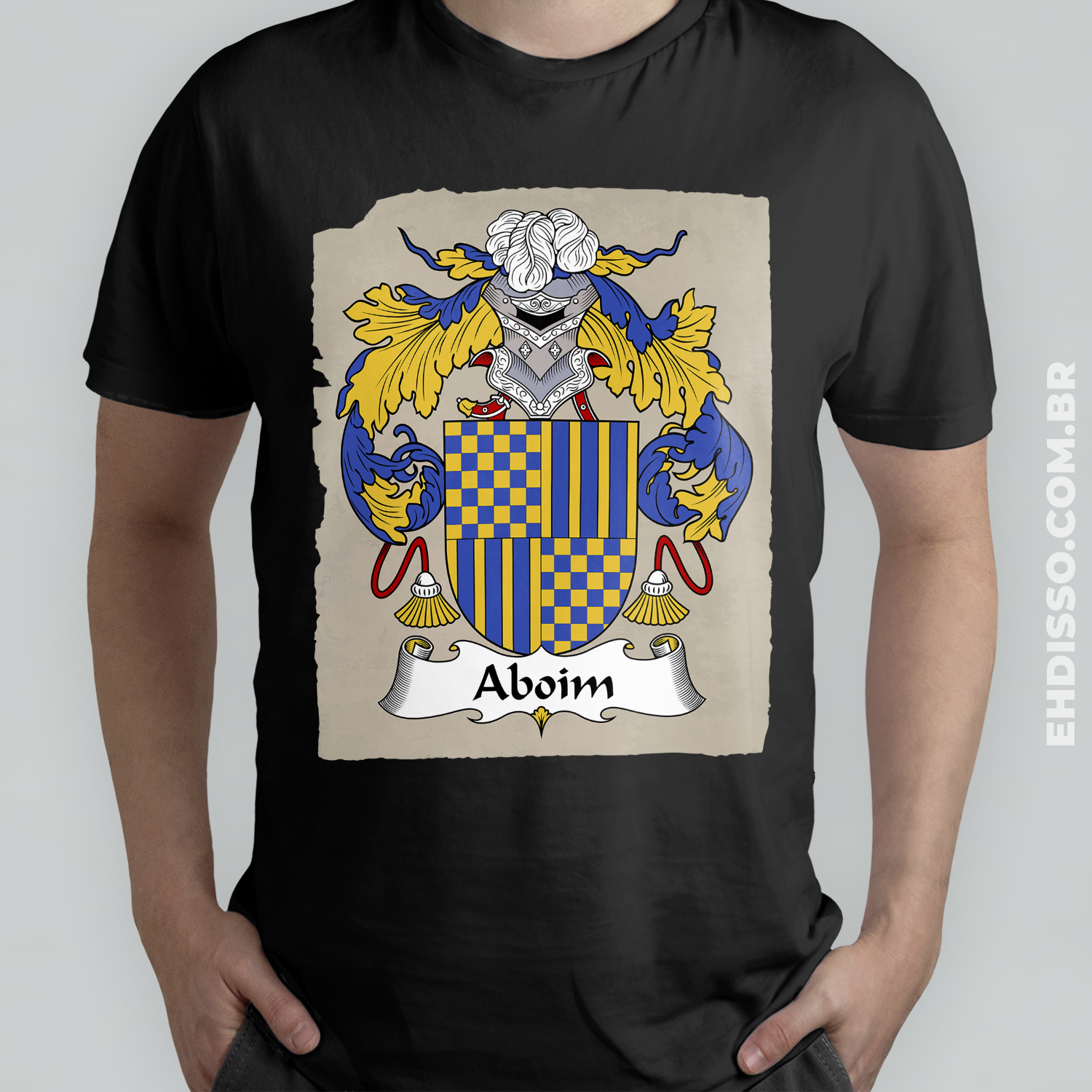Brasão Família Aboim Historia Origem Camiseta Sobrenome