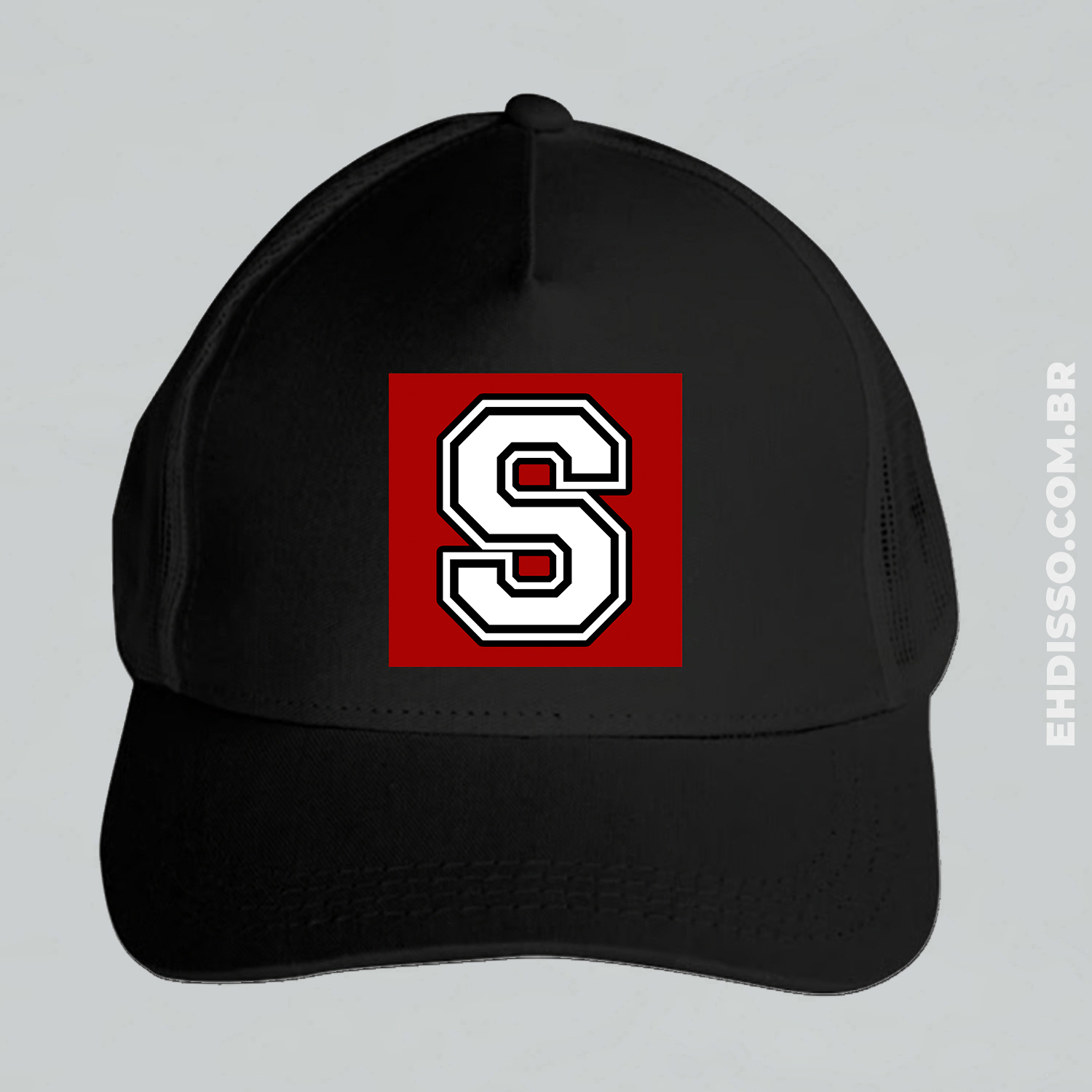 Letra S Inicial Nome | Boné com Letra Alfabeto