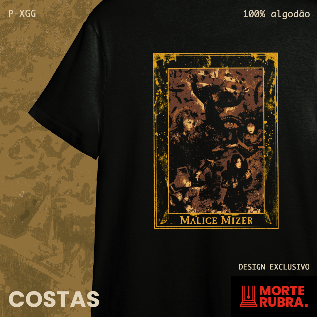 T-Shirt Quality Malice Mizer - Merveilles em Morte Rubra