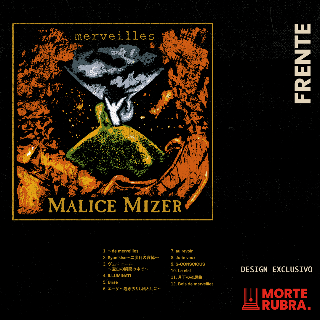 T-Shirt Quality Malice Mizer - Merveilles em Morte Rubra