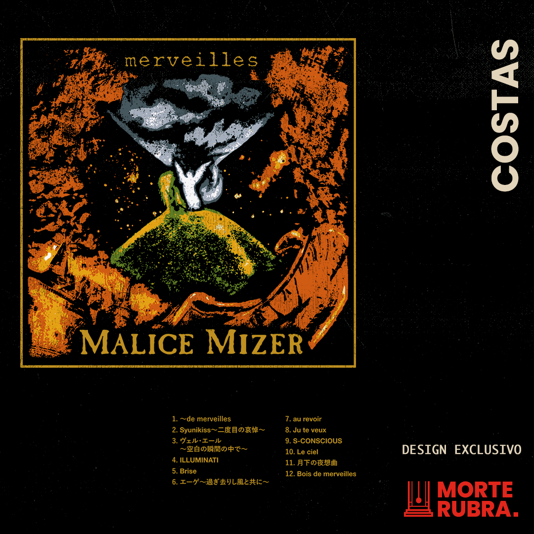 T-Shirt Quality Malice Mizer - Merveilles em Morte Rubra