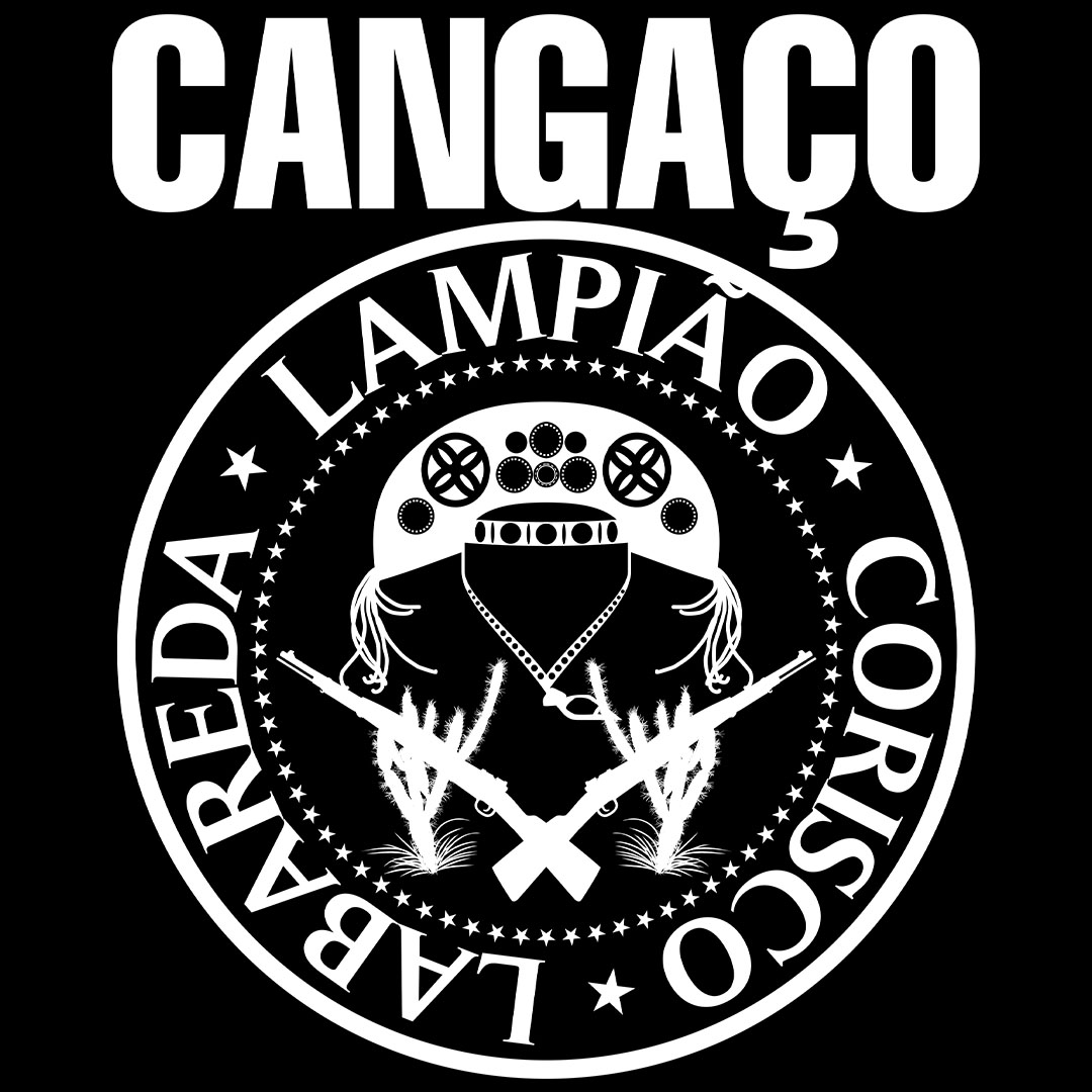 Nome do produto: CAMISETA CANGAÇO (estampa branca)