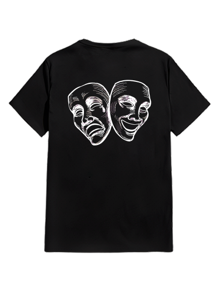 Nome do produto: Camiseta Preta Chora Agora Ri Depois