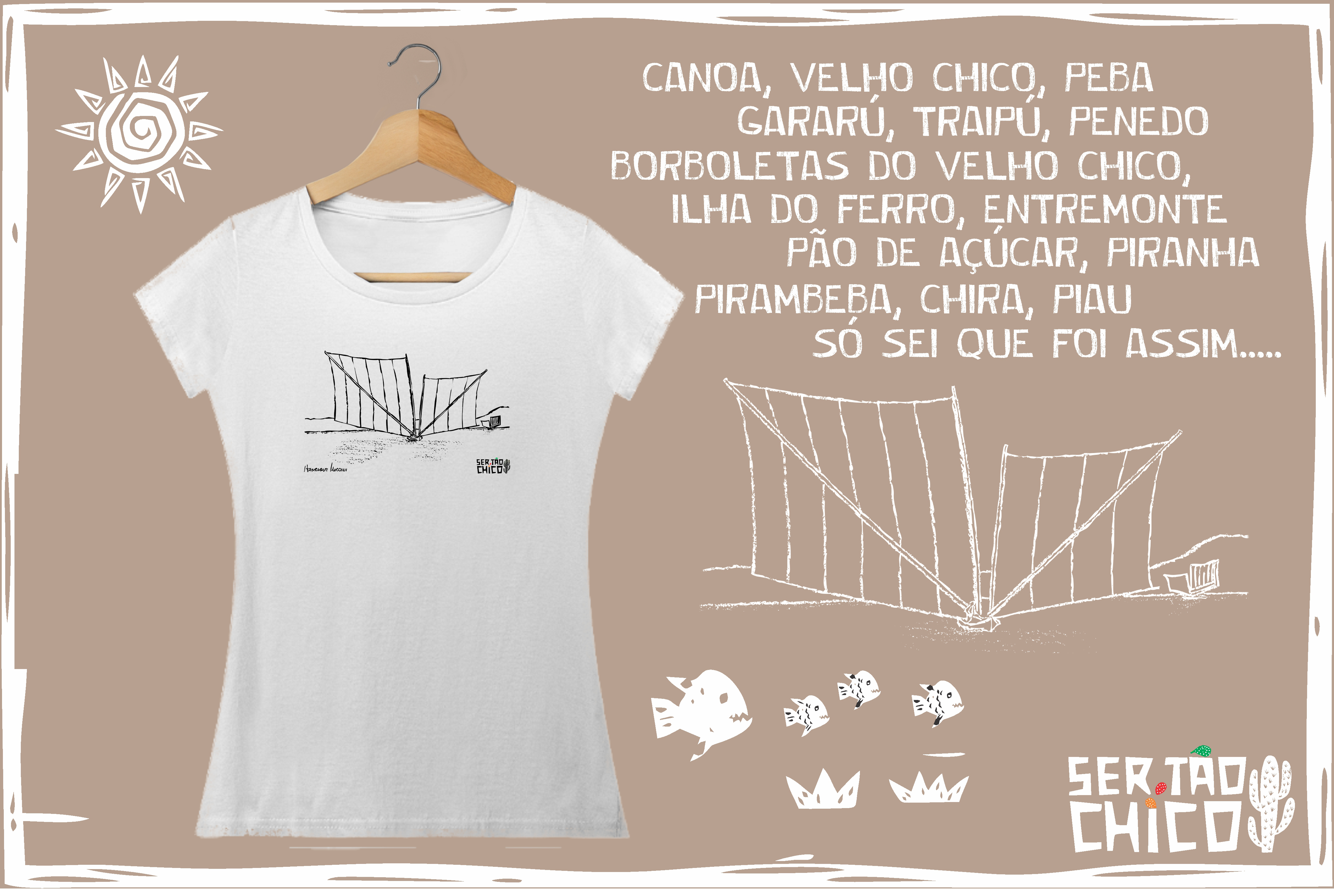 BORBOLETAS DO VELHO CHICO / GRAVURA - CANOA (5)