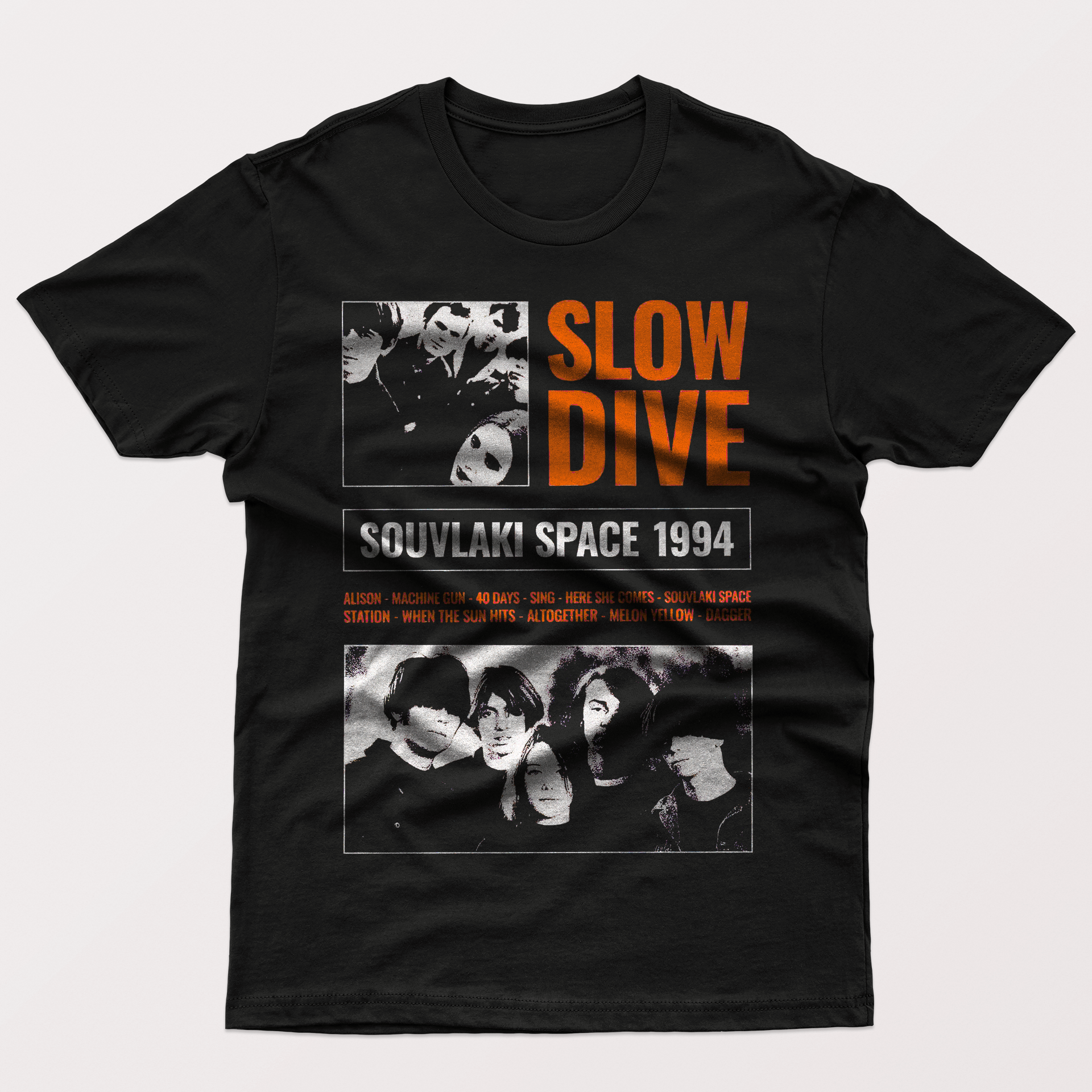 T-Shirt Prime SLOWDIVE - 1994 em DeffStorE® Camisetas Custom
