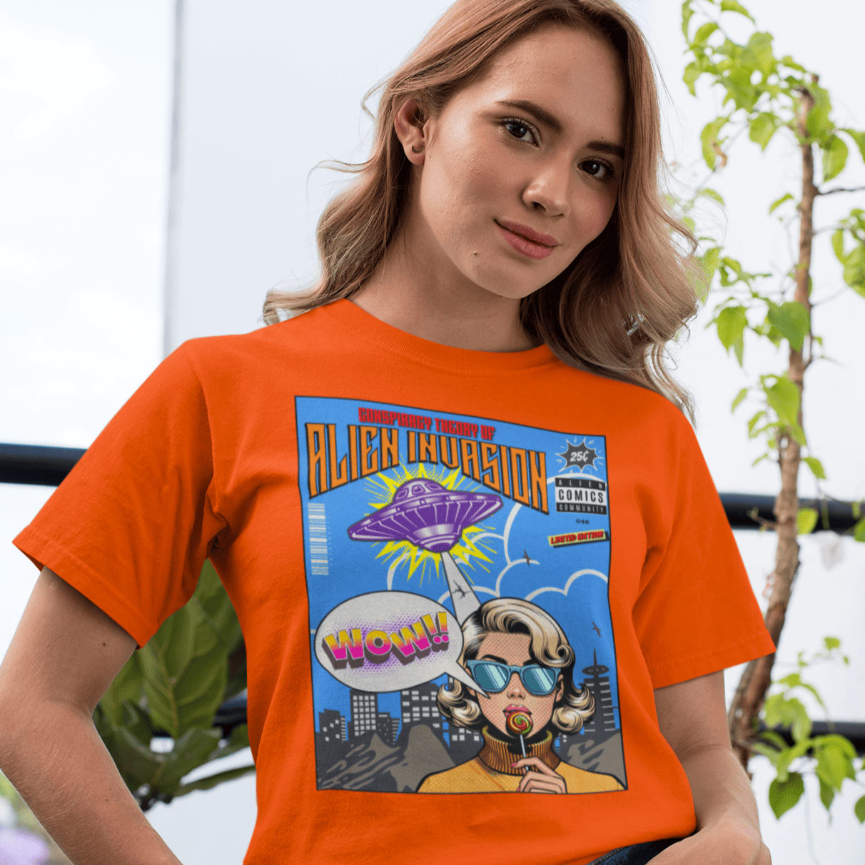Camisa Comics Invasão Alien