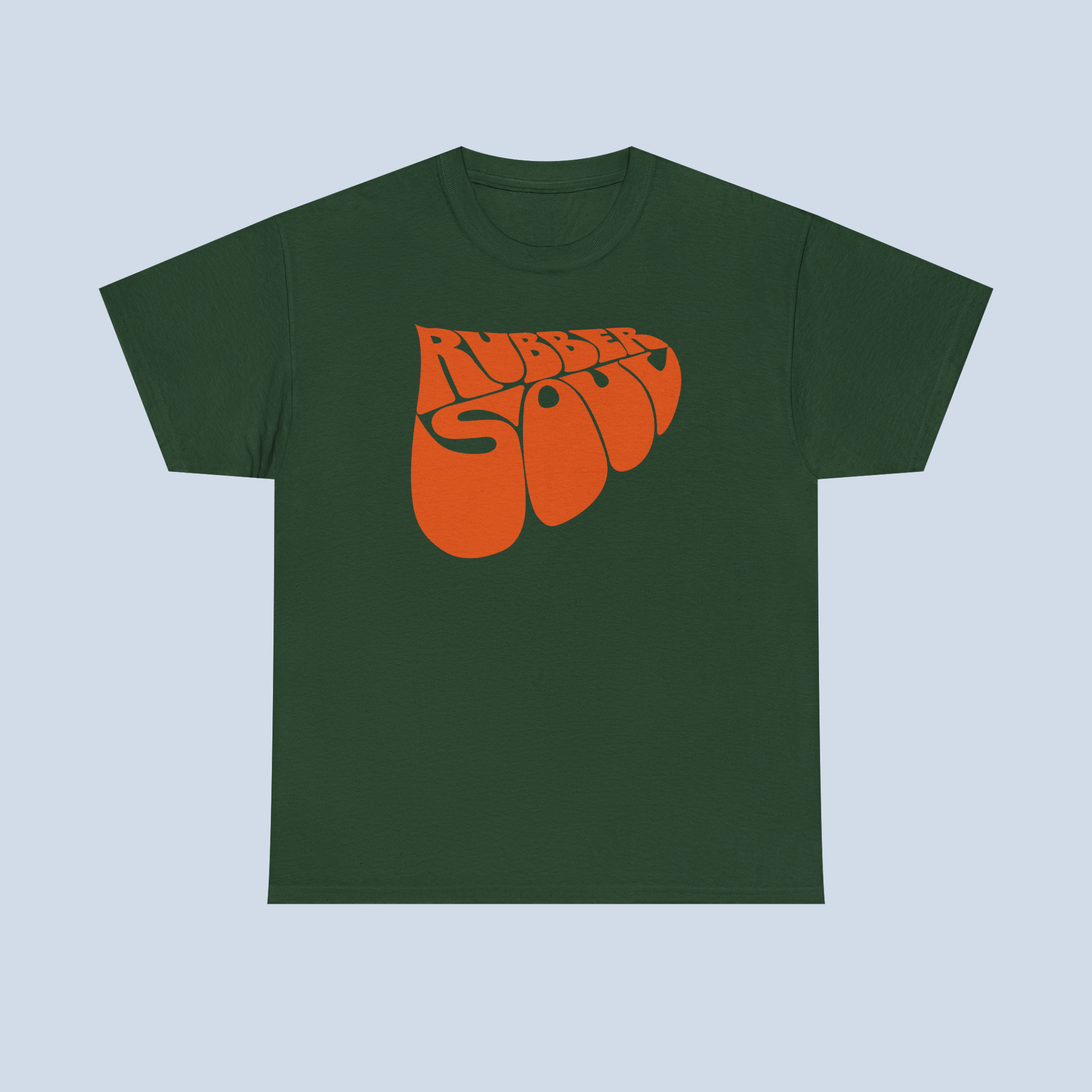 Camiseta Rubber Soul Logo Verde Musgo