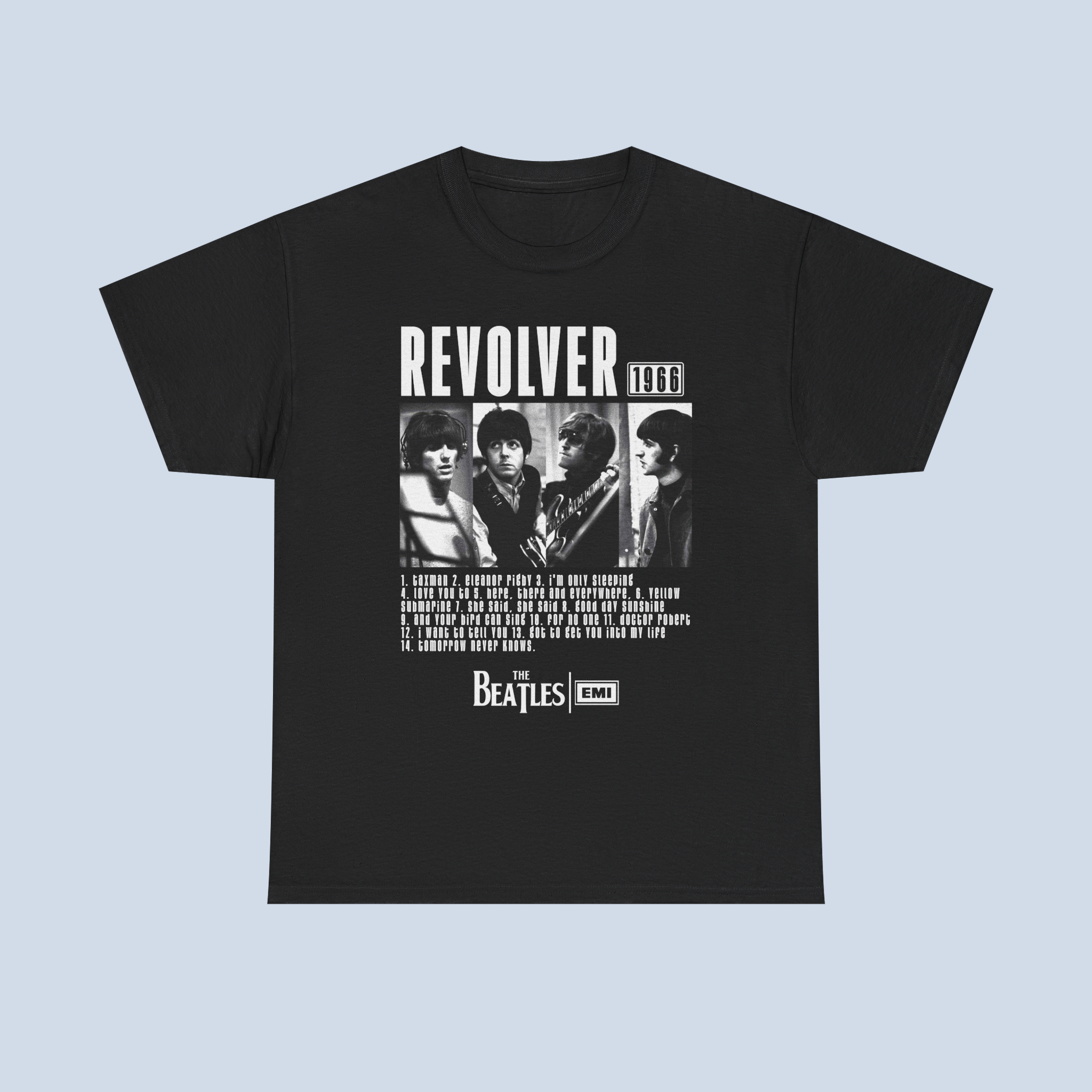 Camiseta Revolver In Studio The Beatles Unissex
