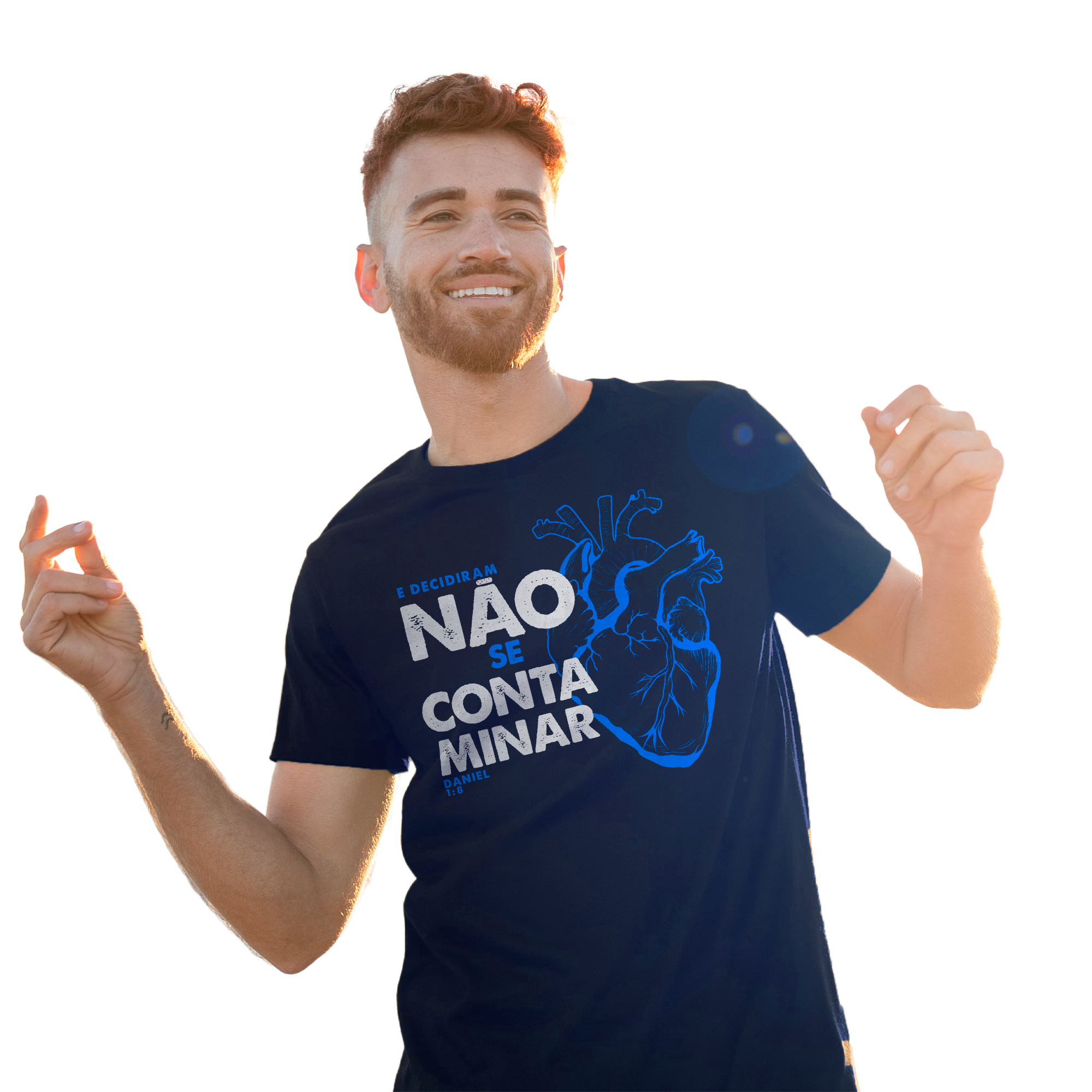 Camisa Daniel 1:8 - Masculina