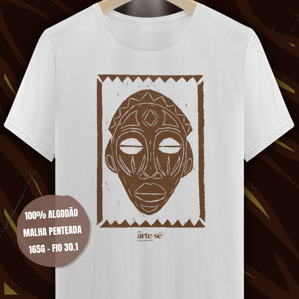 Camiseta - Máscara Africana
