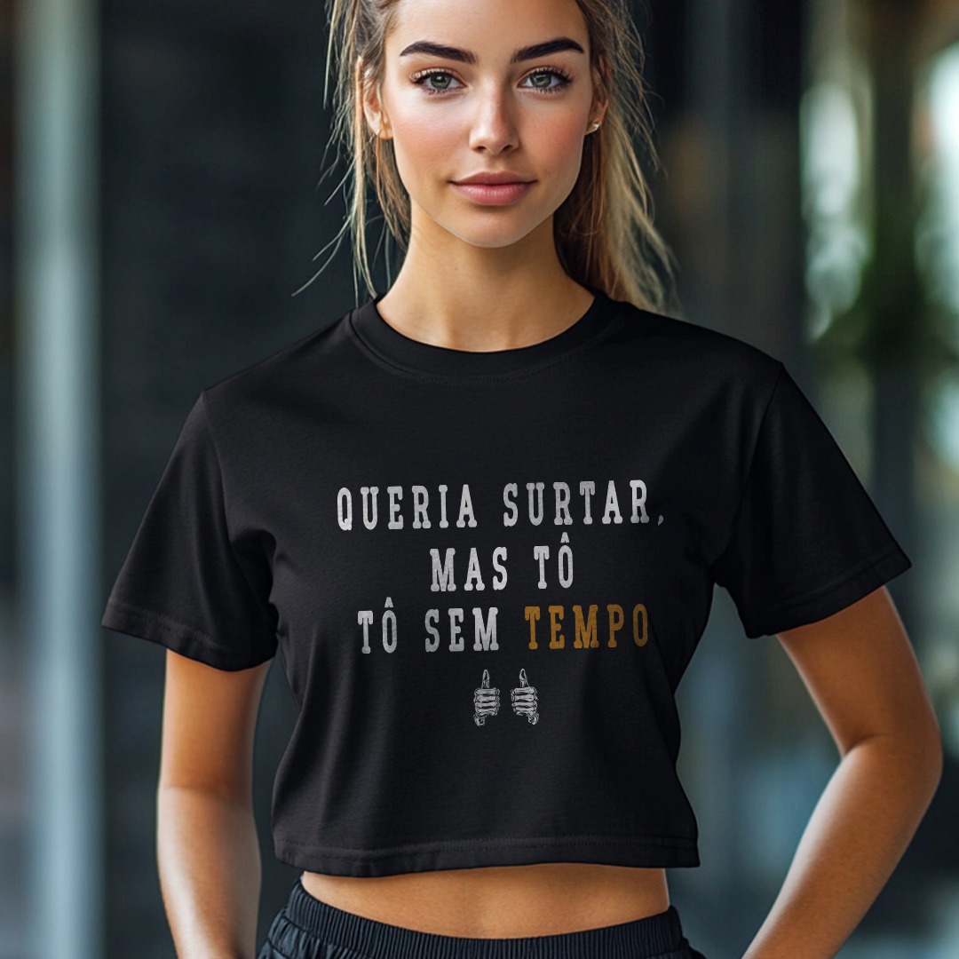 Cropped - Tô sem tempo