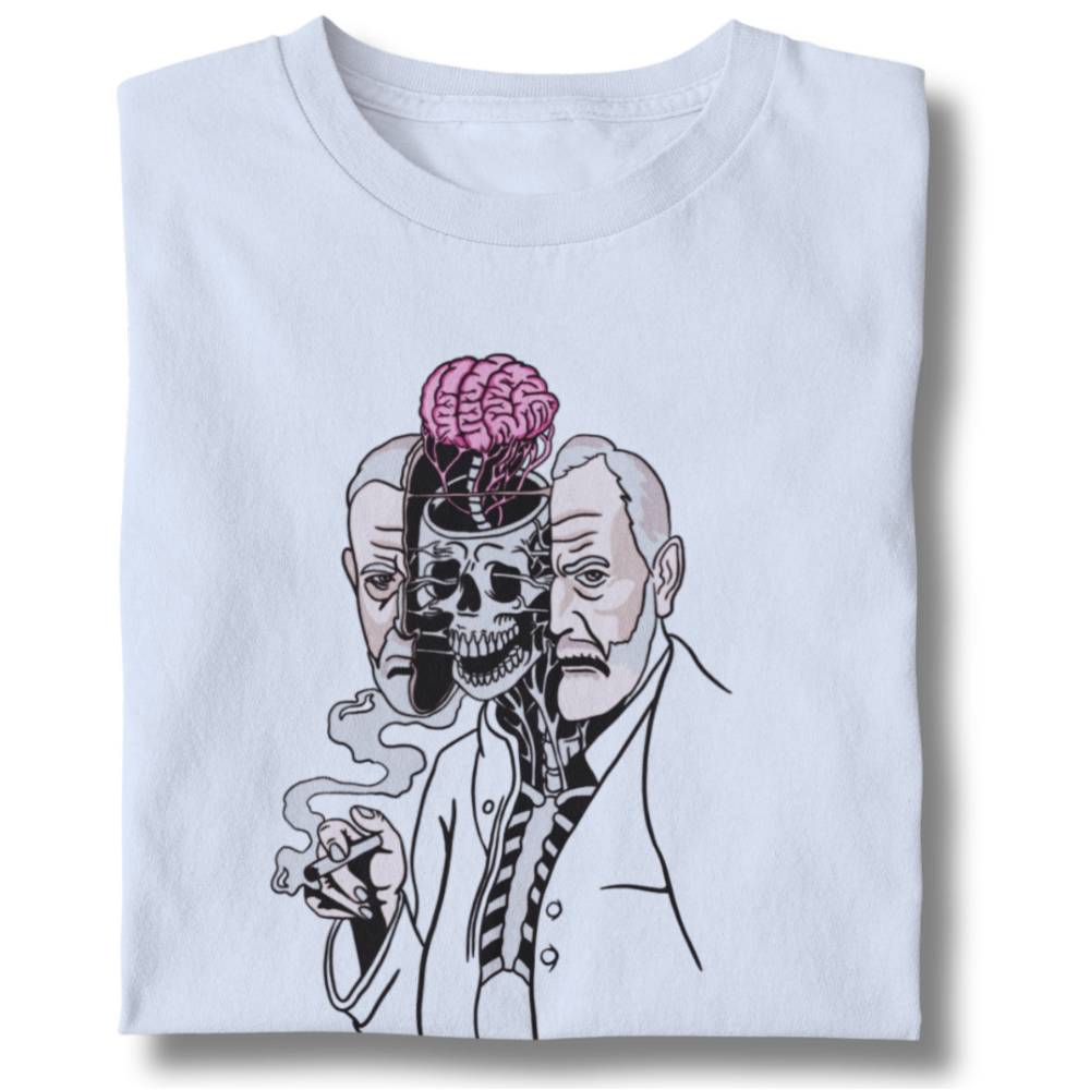 Camiseta Baby Long Freud - Arte Cerebral