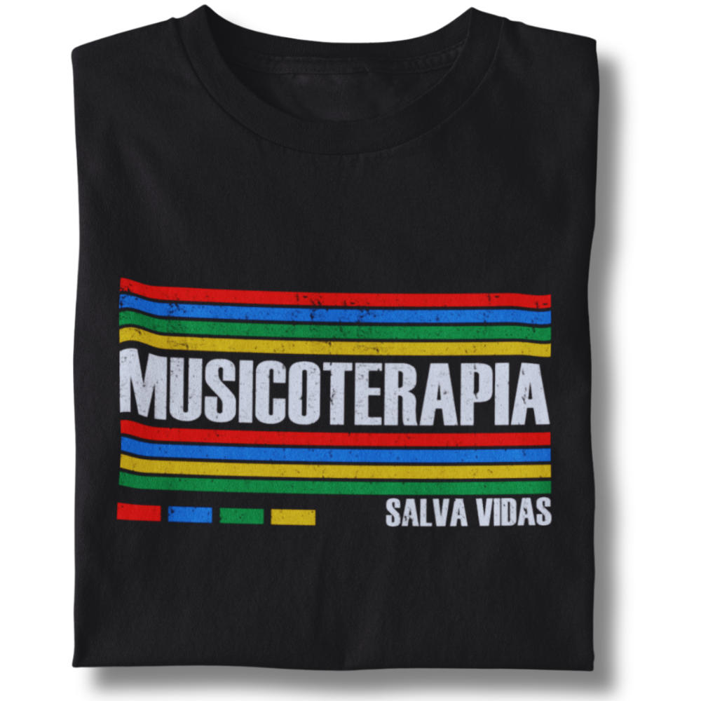 Camiseta Unissex Musicoterapia Salva Vidas