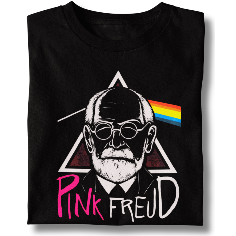 Camiseta Baby Long Pink Freud - Modelo 1