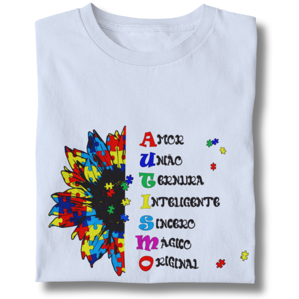 Camiseta Unissex Qualidades do Autismo