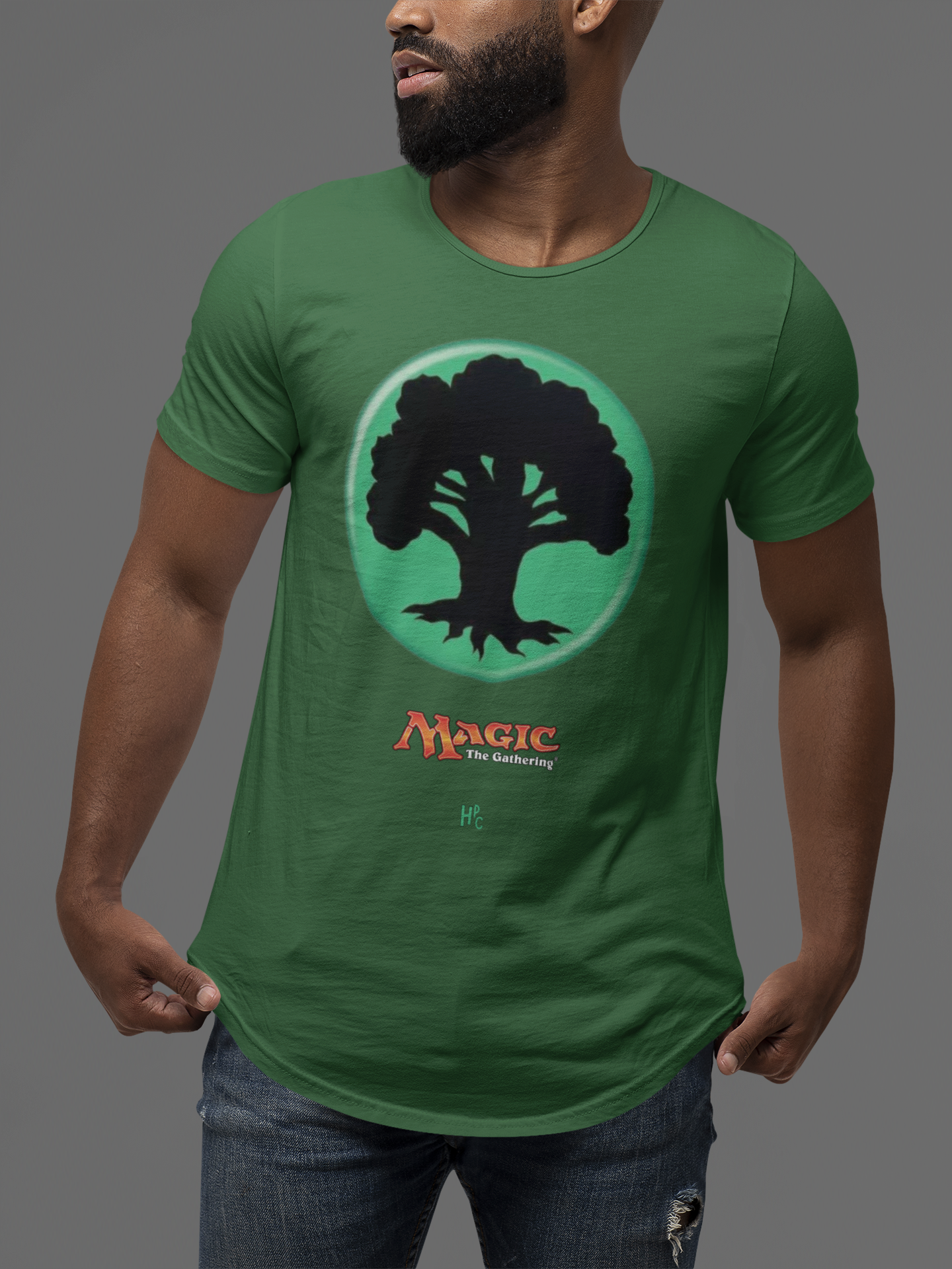 CAMISETA CARD GAME MANA VERDE