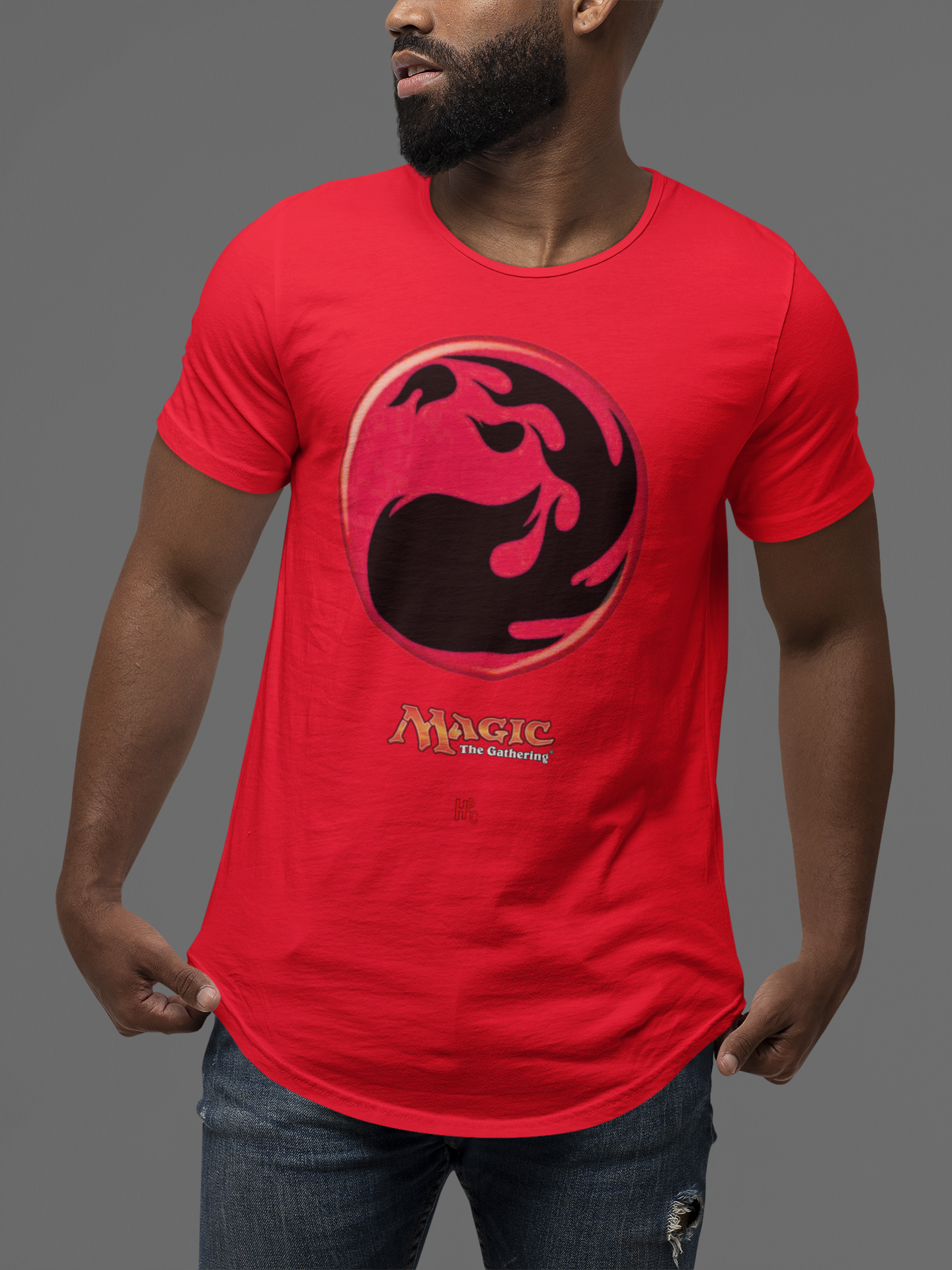 CAMISETA CARD GAME MANA VERMELHA