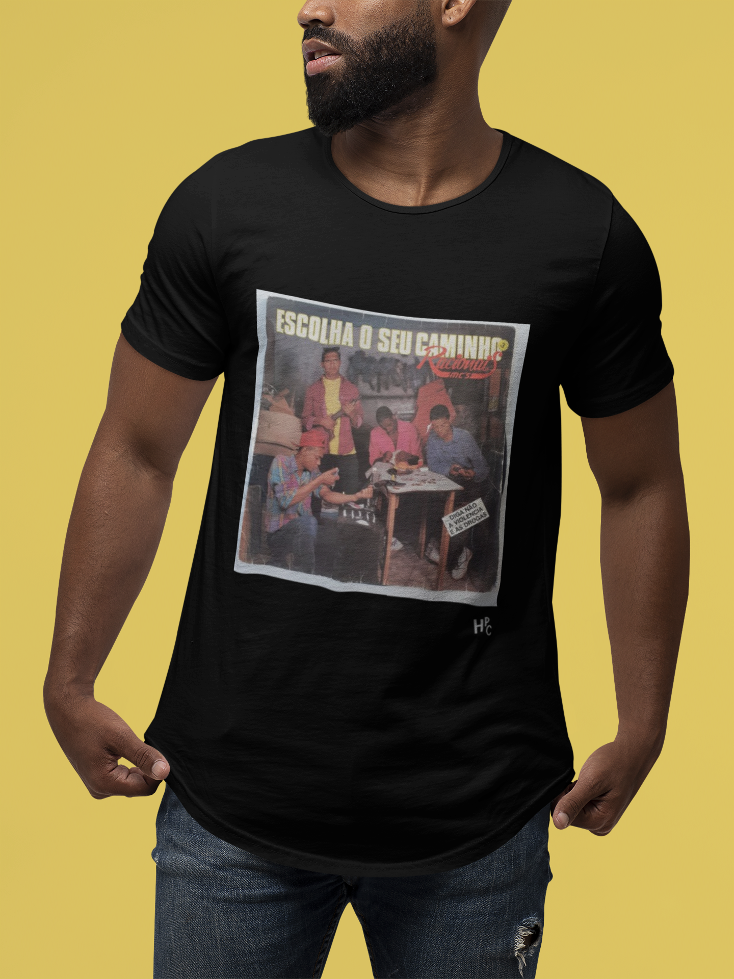 CAMISETA VINIL RACIONAIS MC'S - ESCOLHA SEU CAMINHO