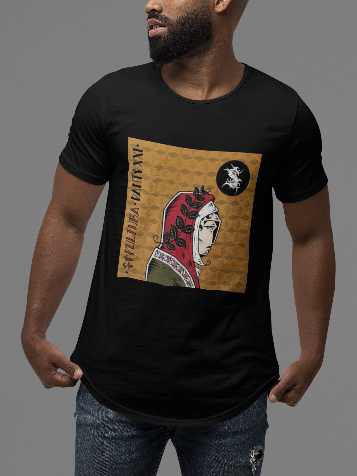 CAMISETA DISCOGRAFIA SEPULTURA DANTE XXI