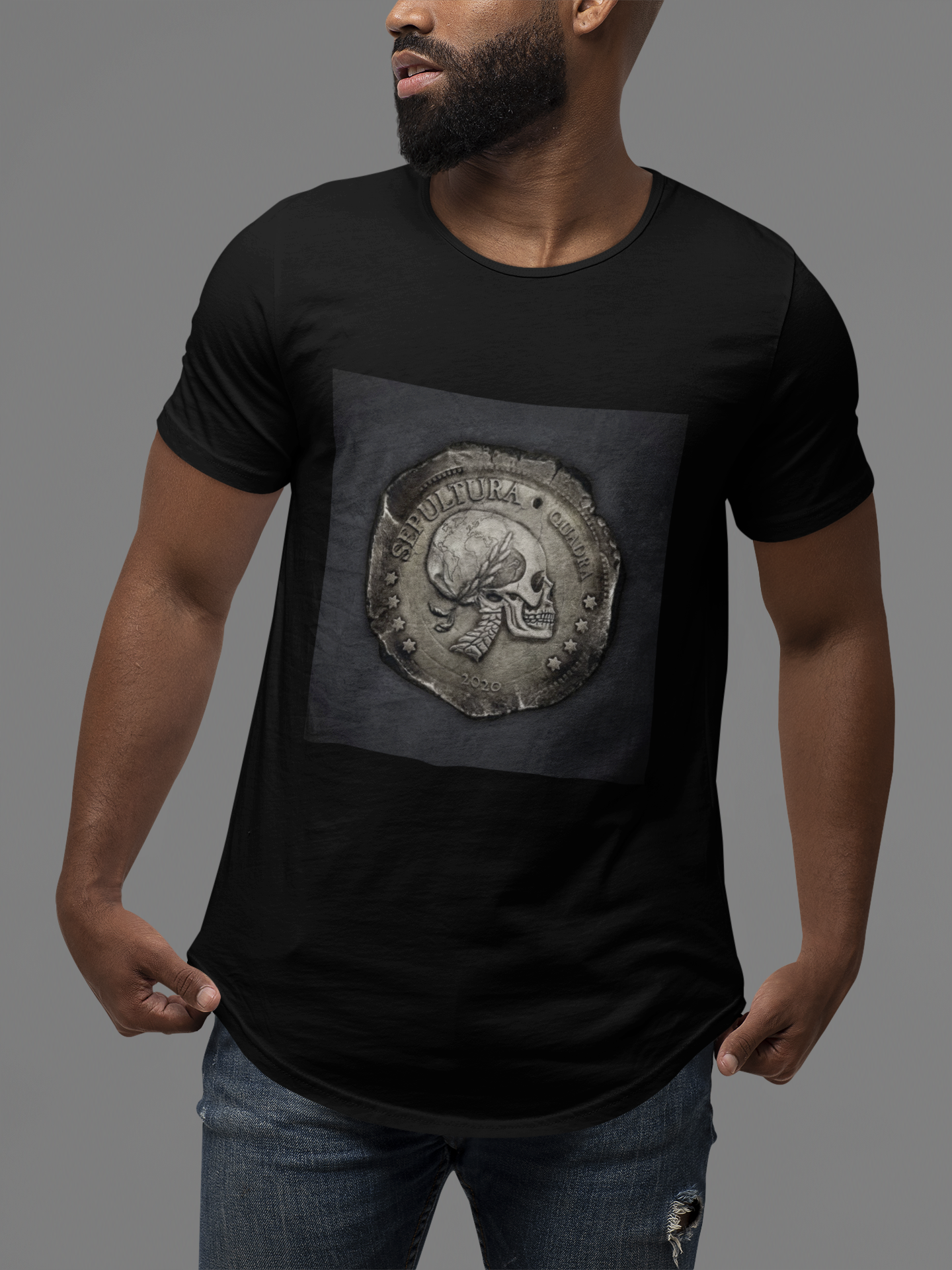 CAMISETA DISCOGRAFIA SEPULTURA QUADRA
