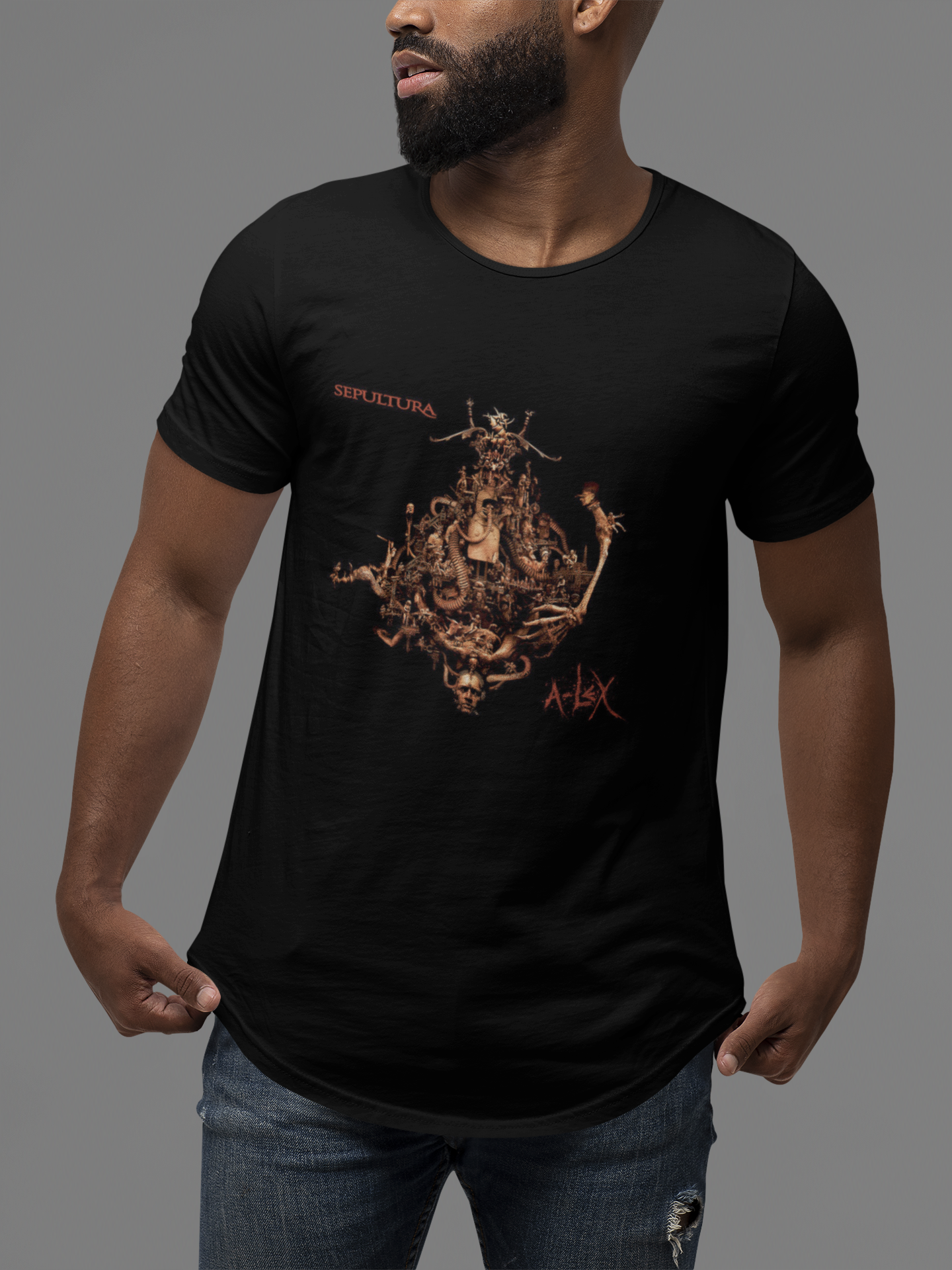 CAMISETA DISCOGRAFIA SEPULTURA A-LEX