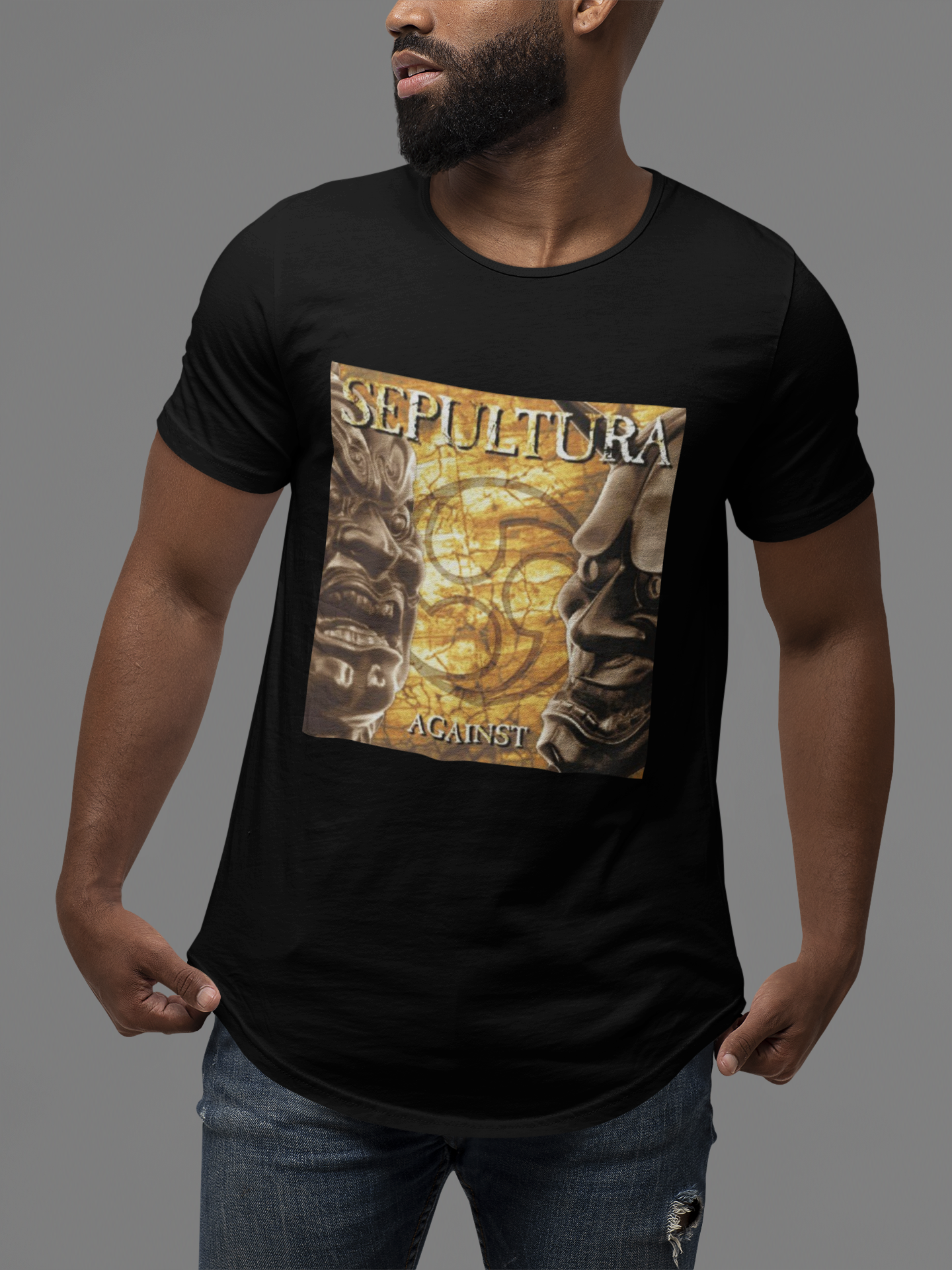 CAMISETA DISCOGRAFIA SEPULTURA AGAINST
