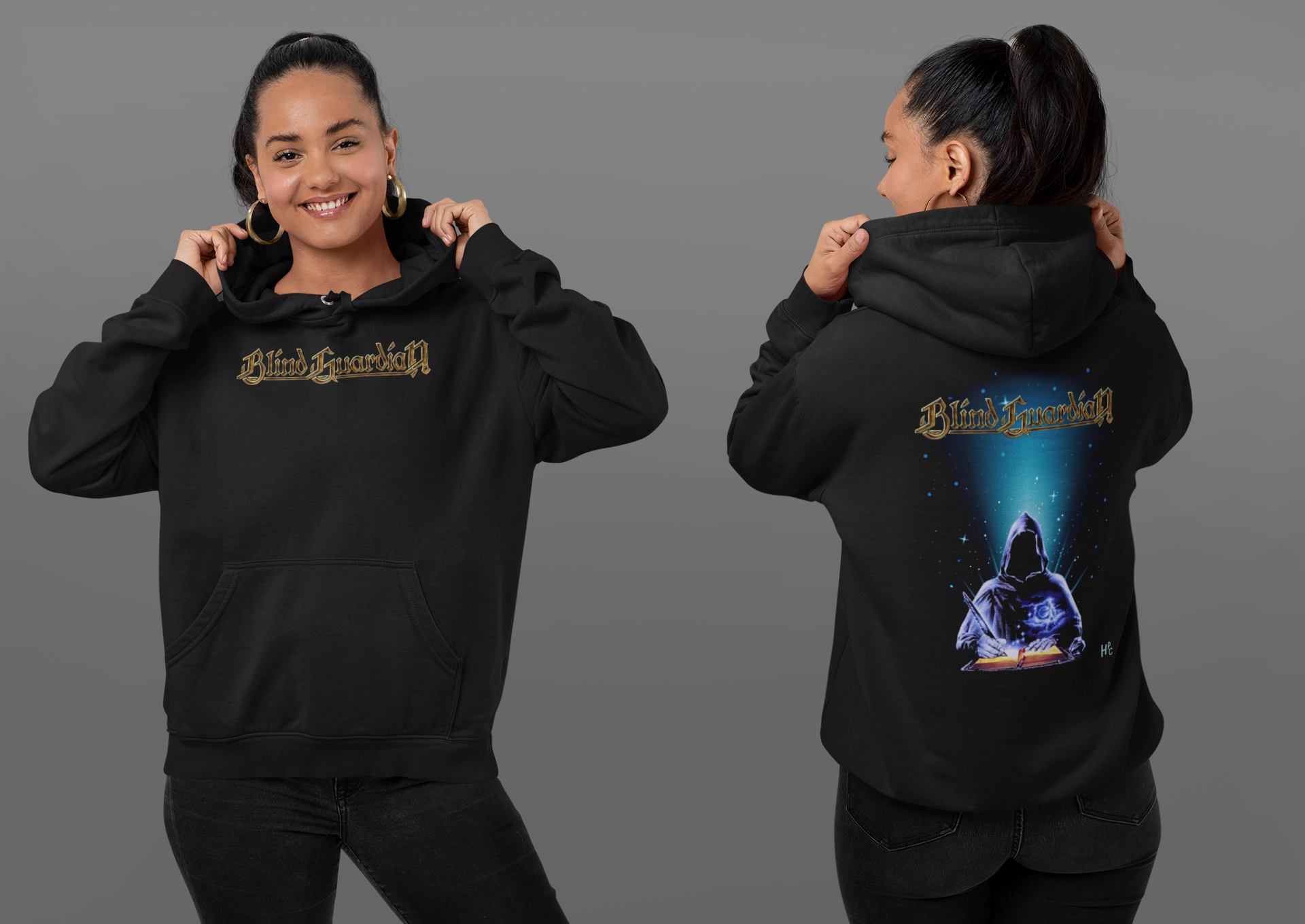CASACO MOLETON CANGURU BLIND GUARDIAN