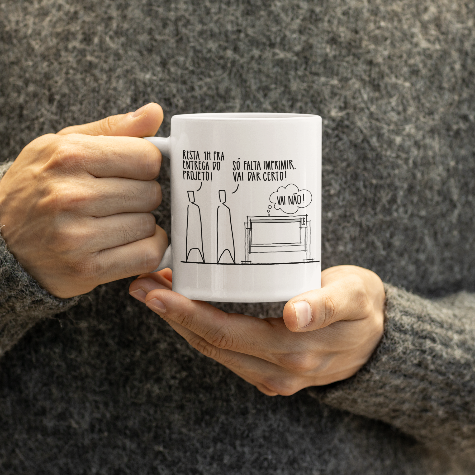 Caneca - Vai não!